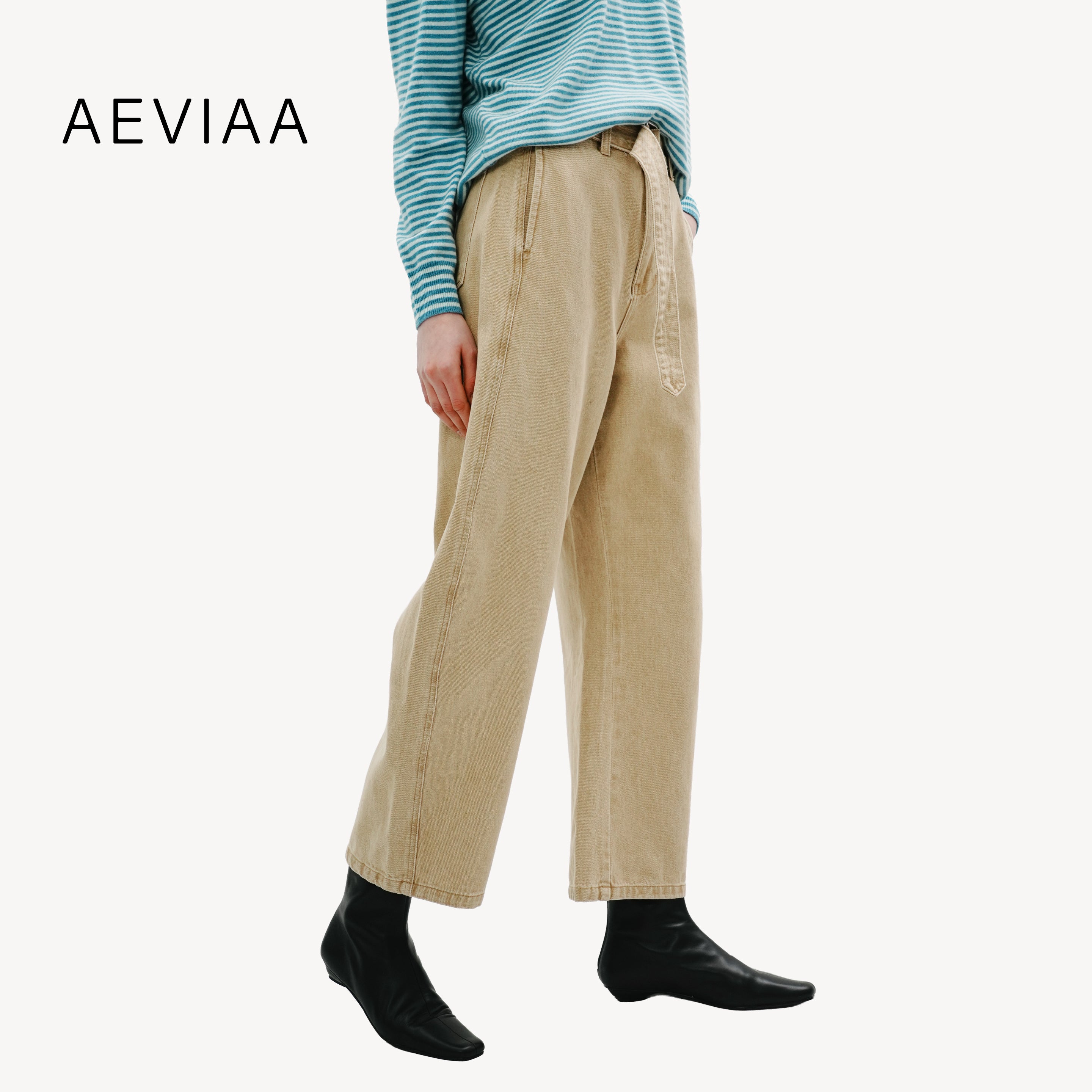 Essential Cotton Wide-Leg Pants