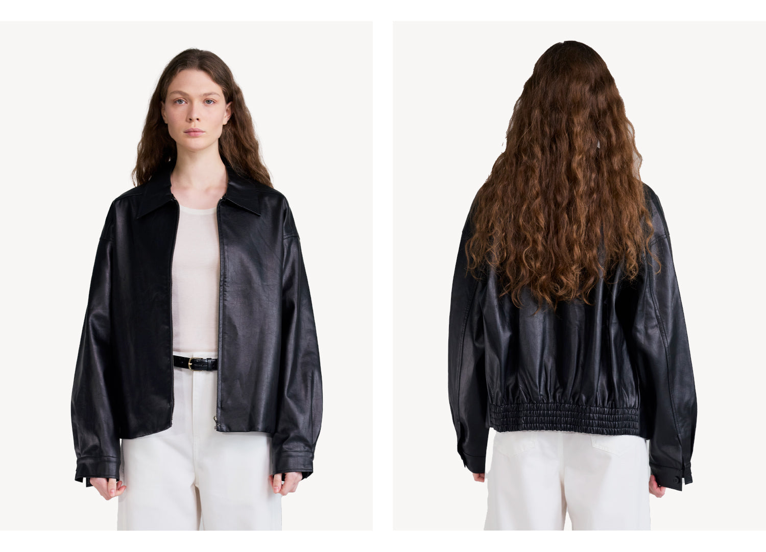 Relaxed Leather Jacket