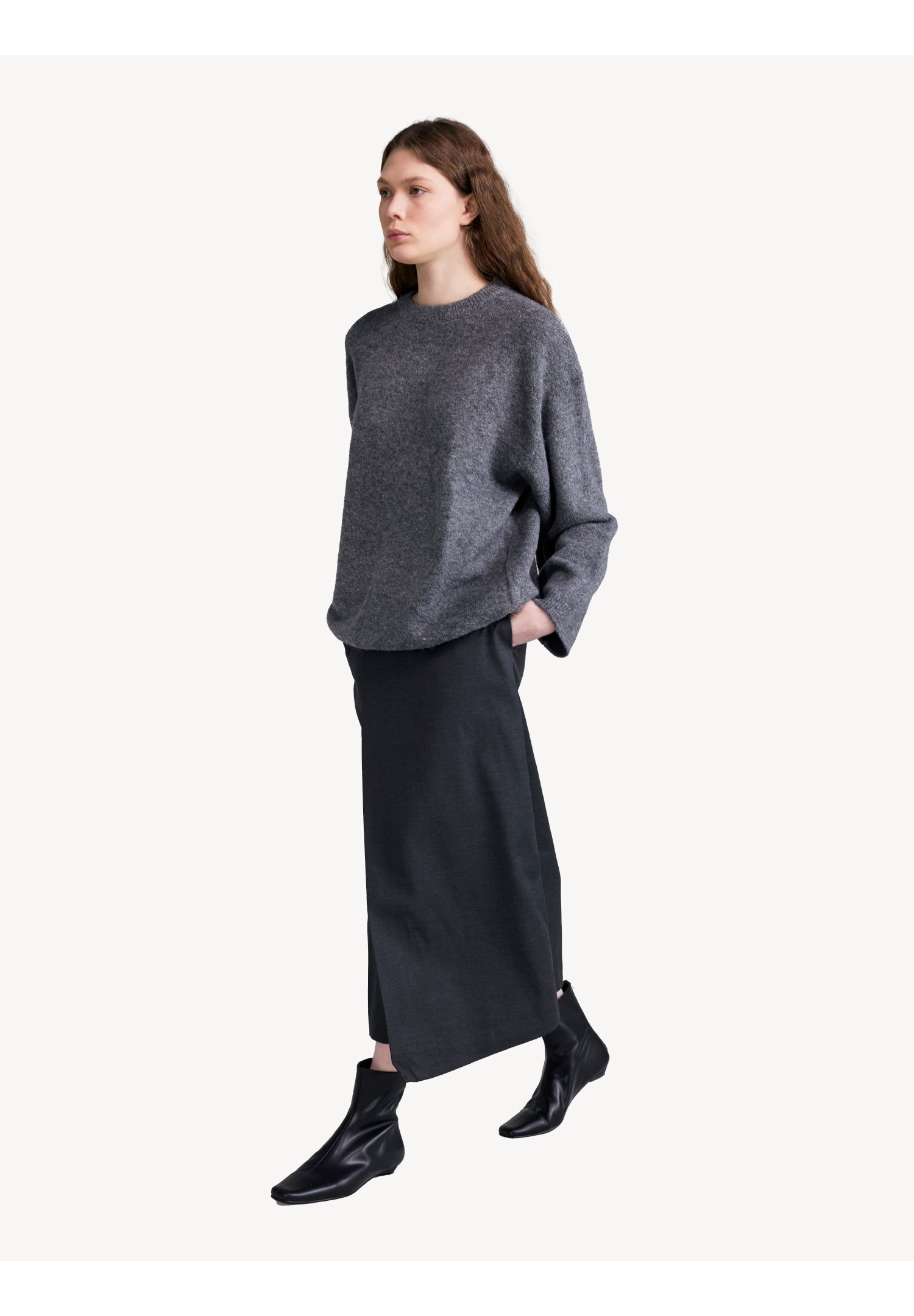 Asymmetric Wrap Skirt