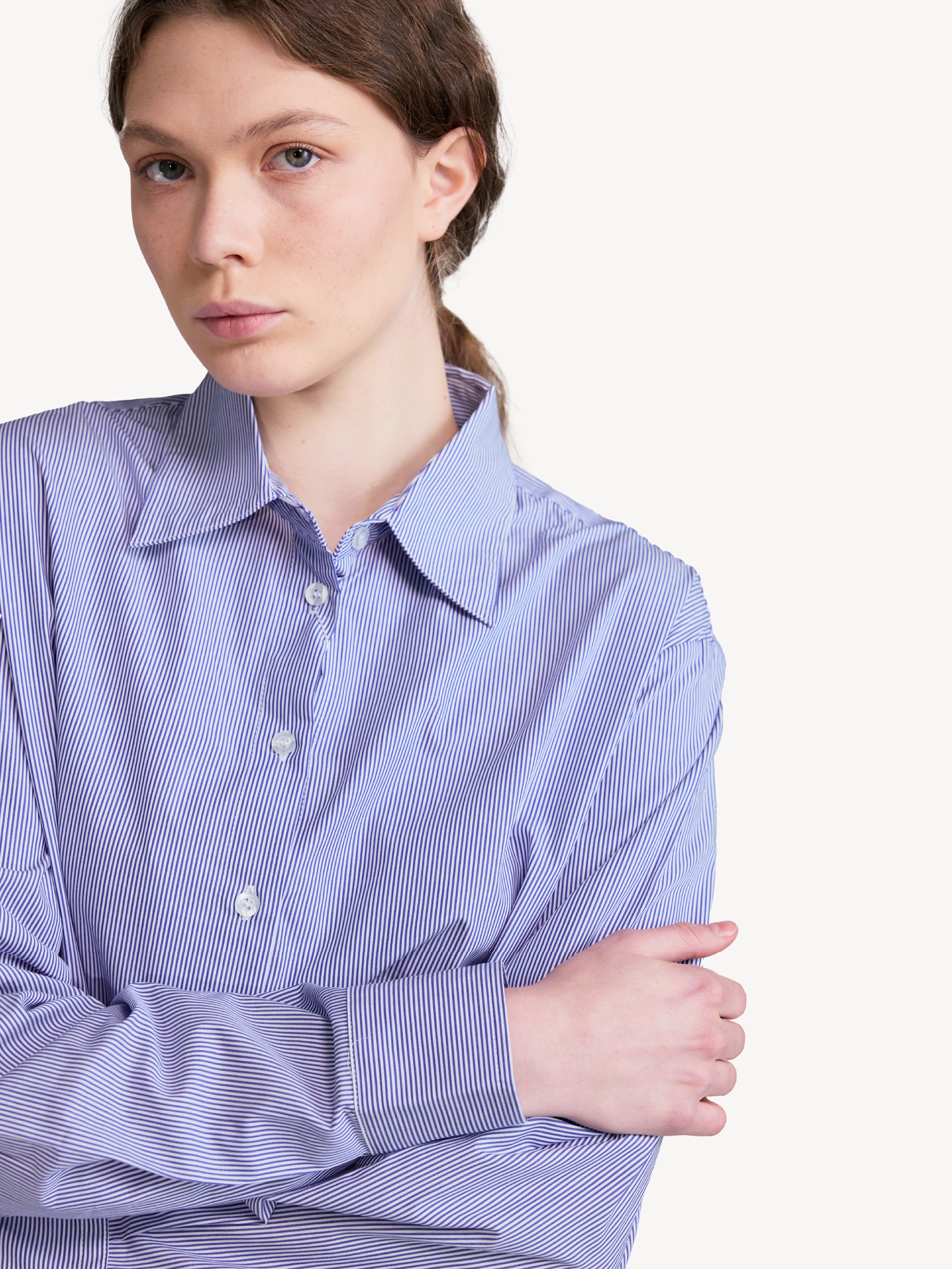 Oversized Striped Shirt