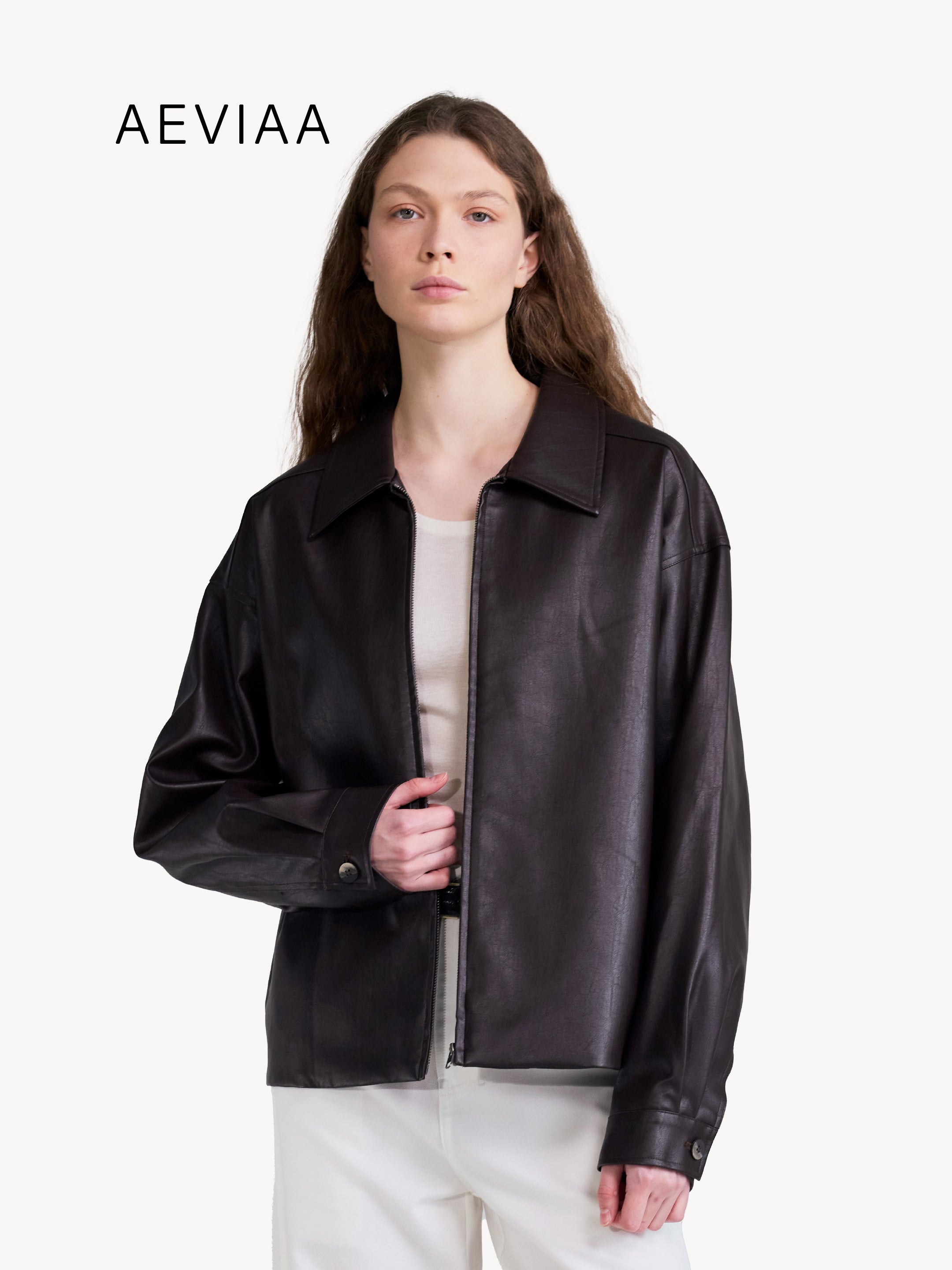 Relaxed Leather Jacket