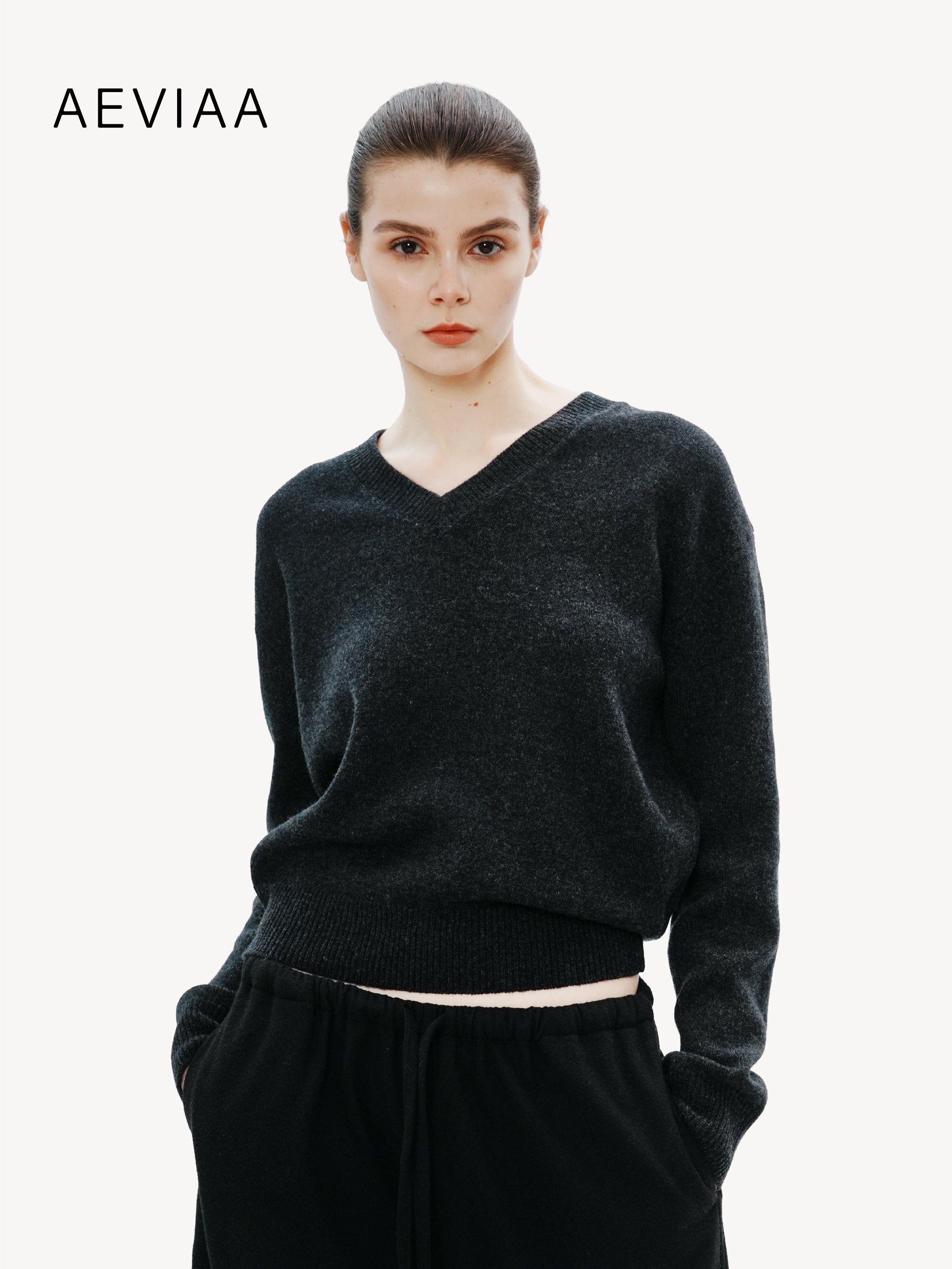 Cashmere V-Neck Sweater
