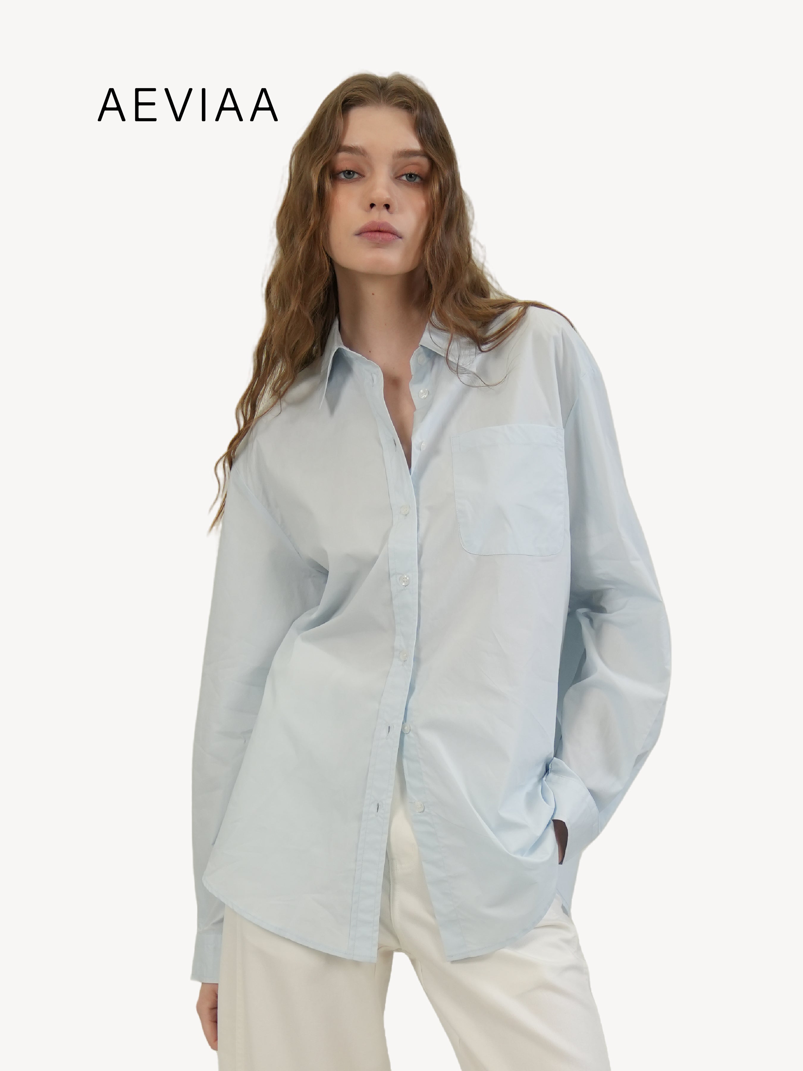 The Blue Oversized Shirt