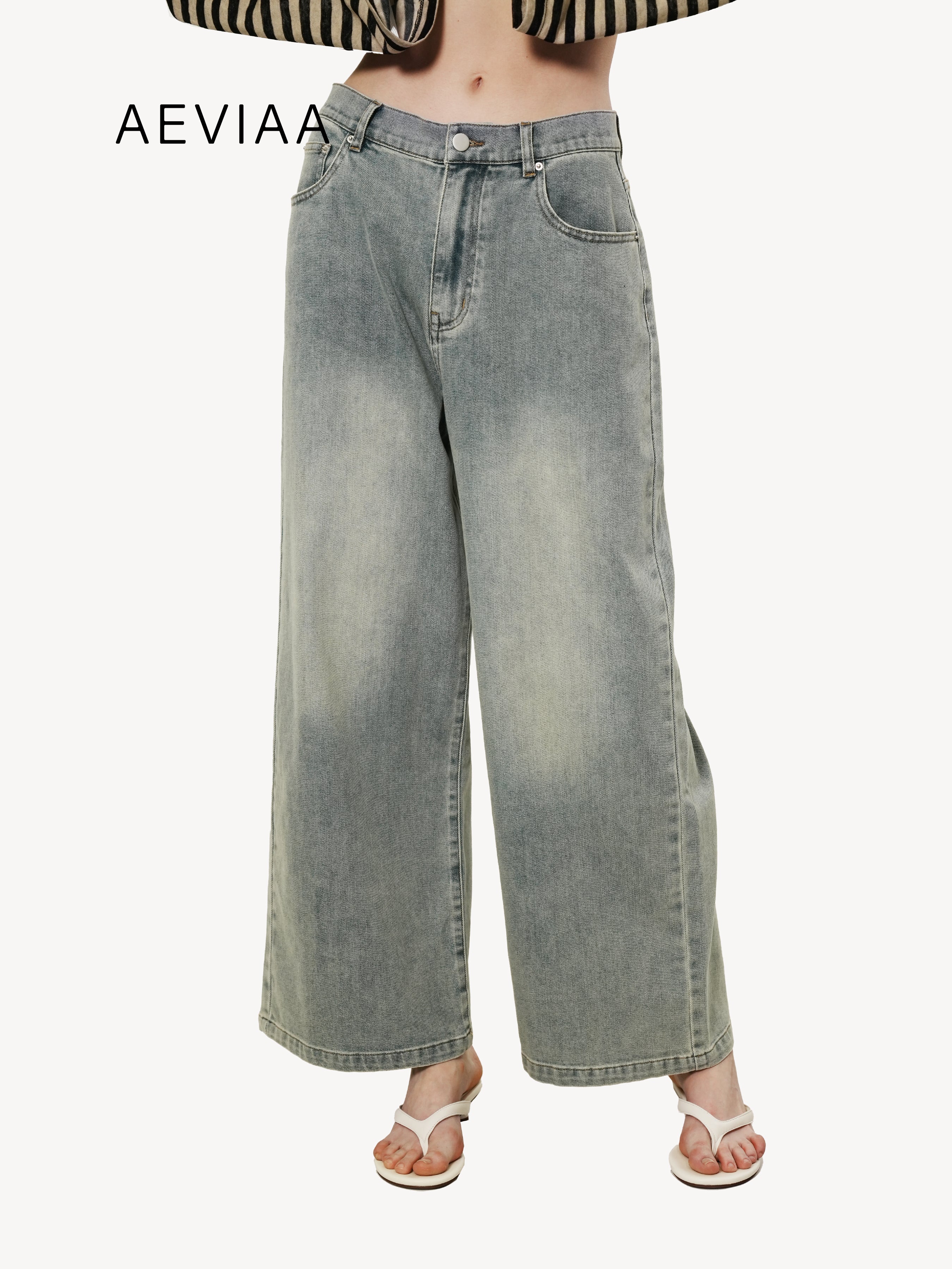 Wide Denim Culottes