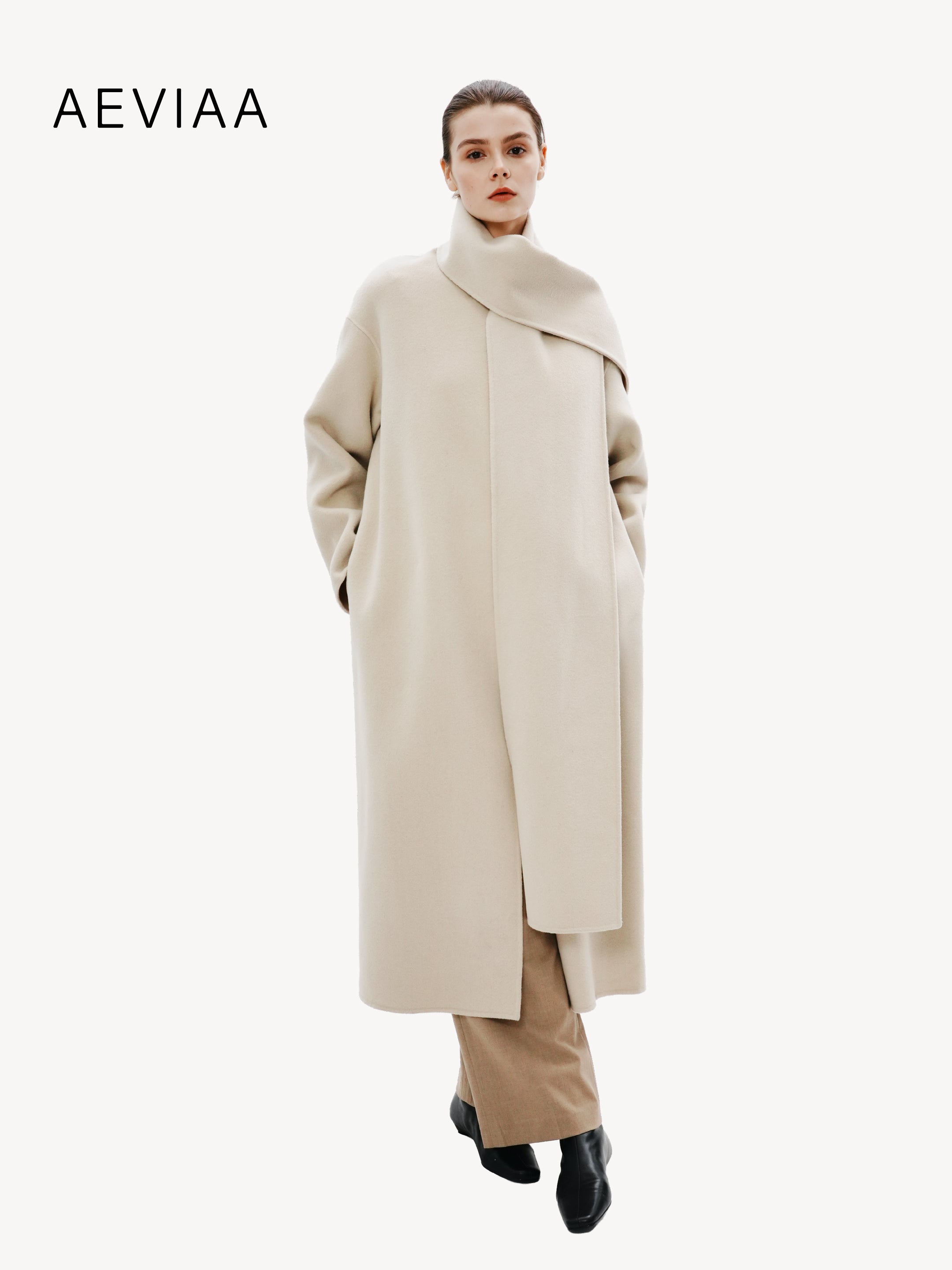 Cashmere Wrap Coat