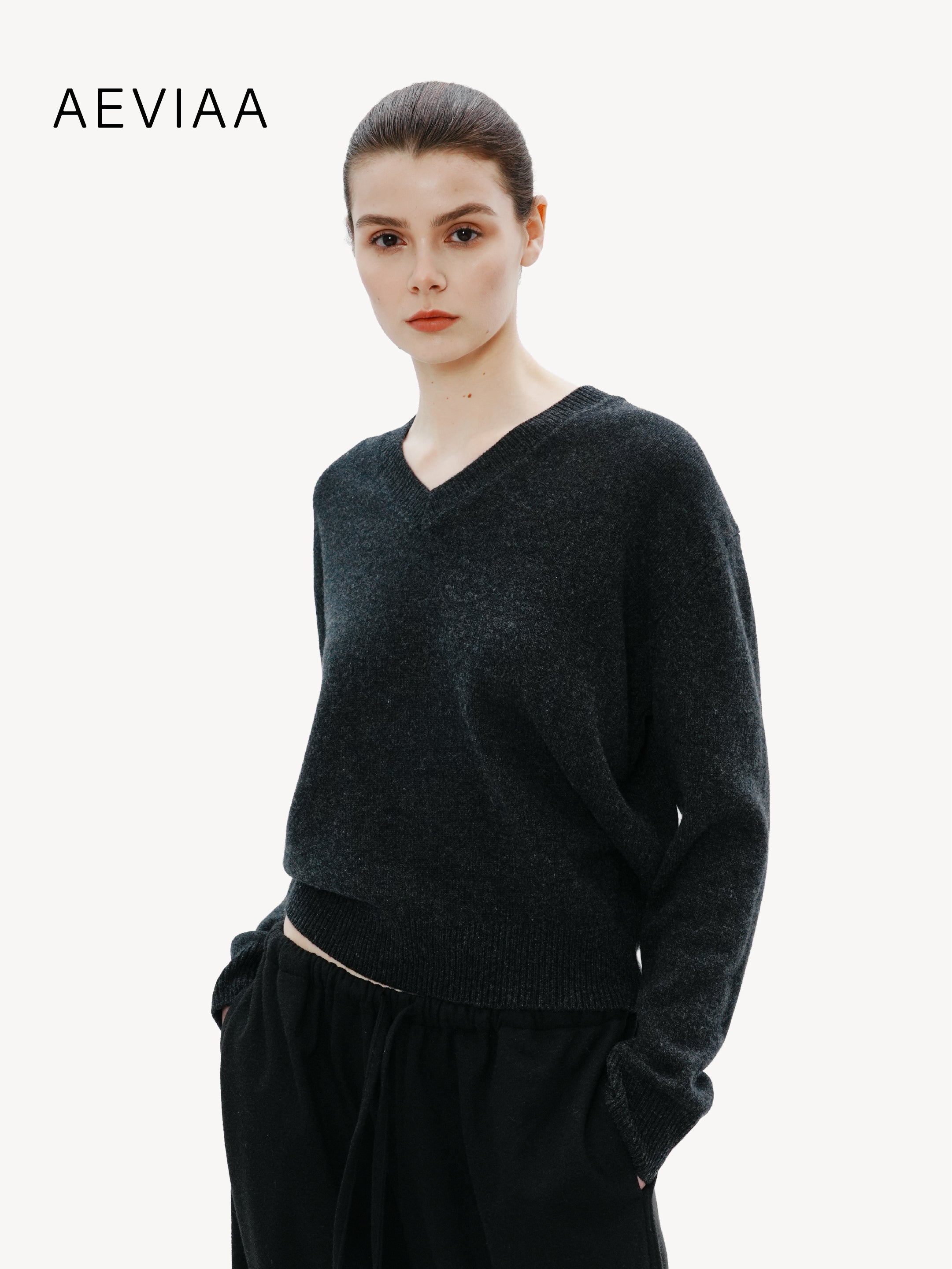 Cashmere V-Neck Sweater