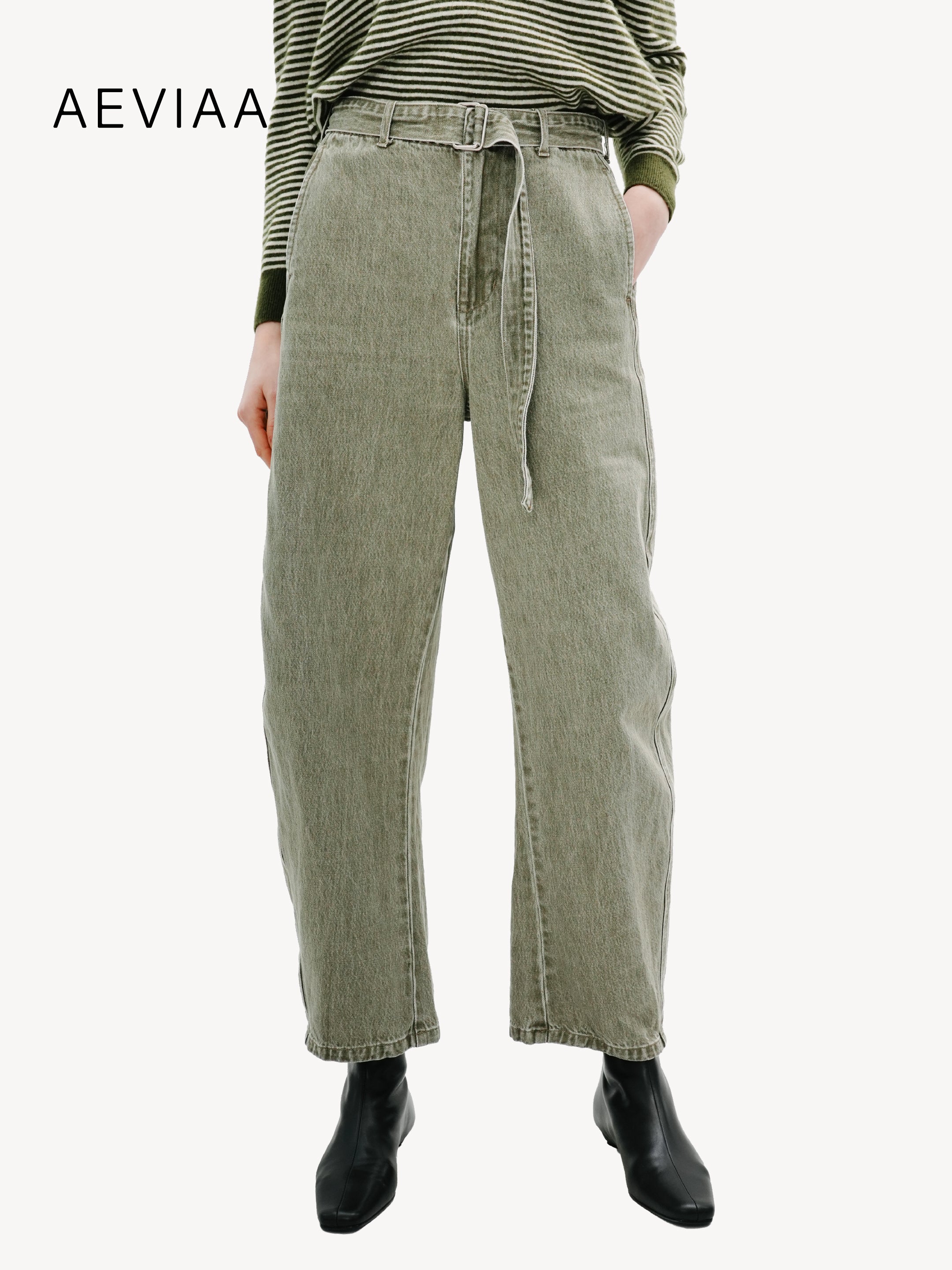 Essential Cotton Wide-Leg Pants