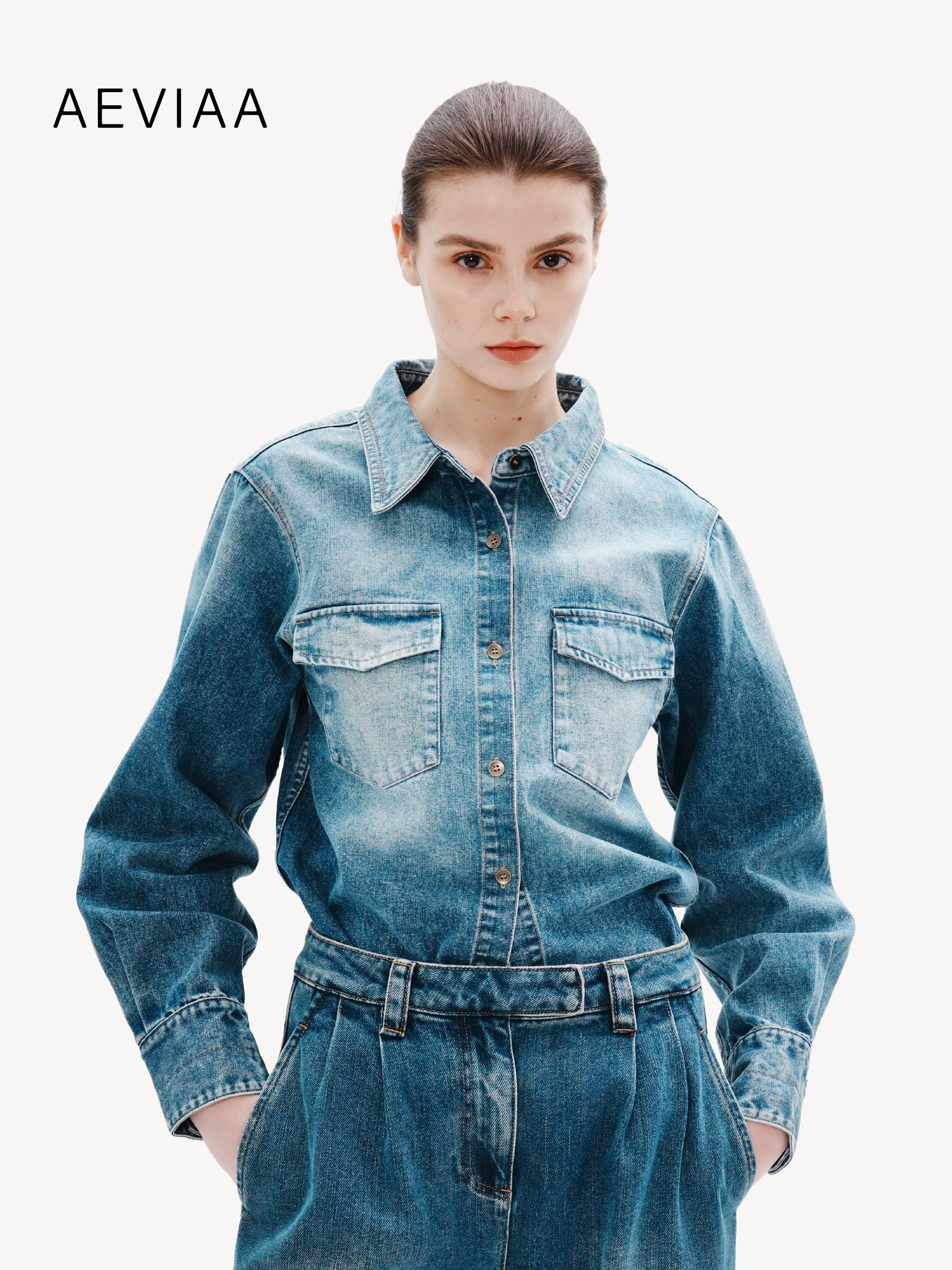 Classic Denim Utility Shirt