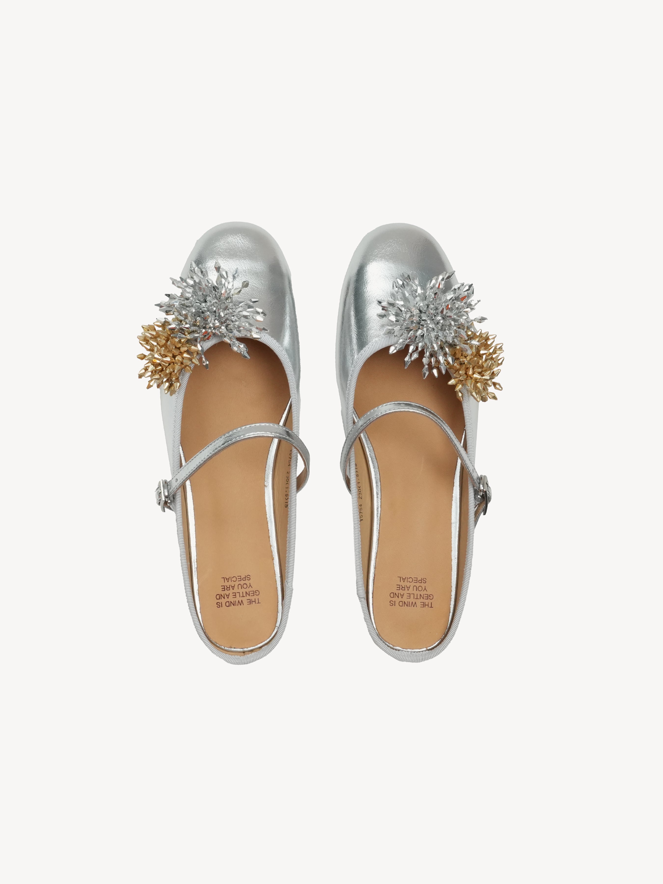 The Beaded Mary Jane Flats
