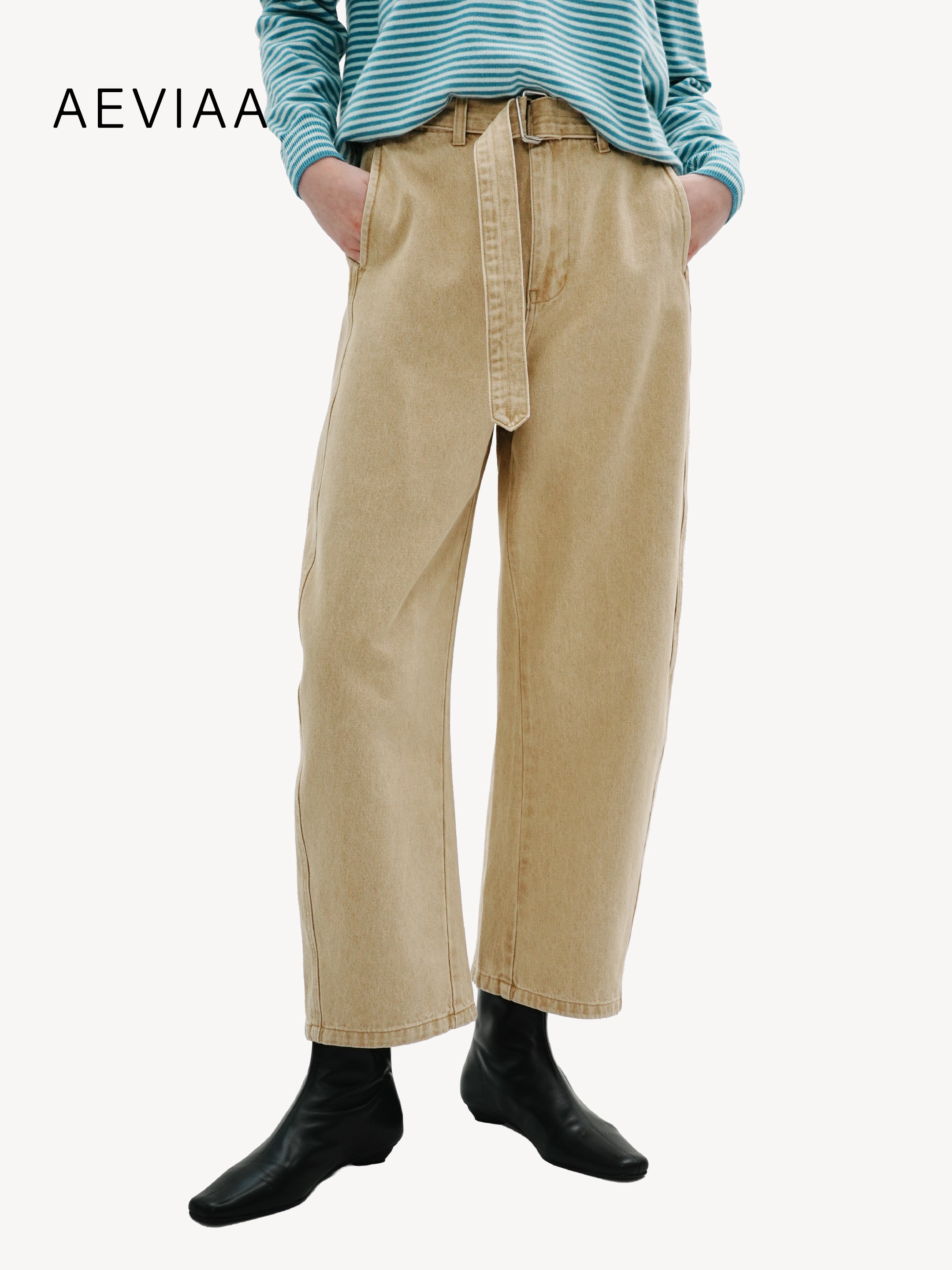 Essential Cotton Wide-Leg Pants