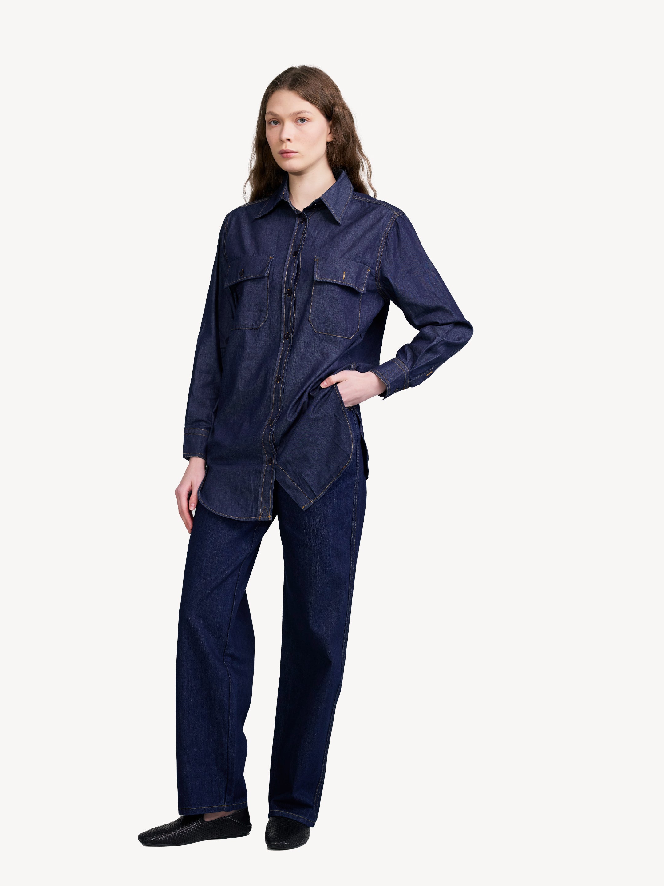 Utility Denim Shirt