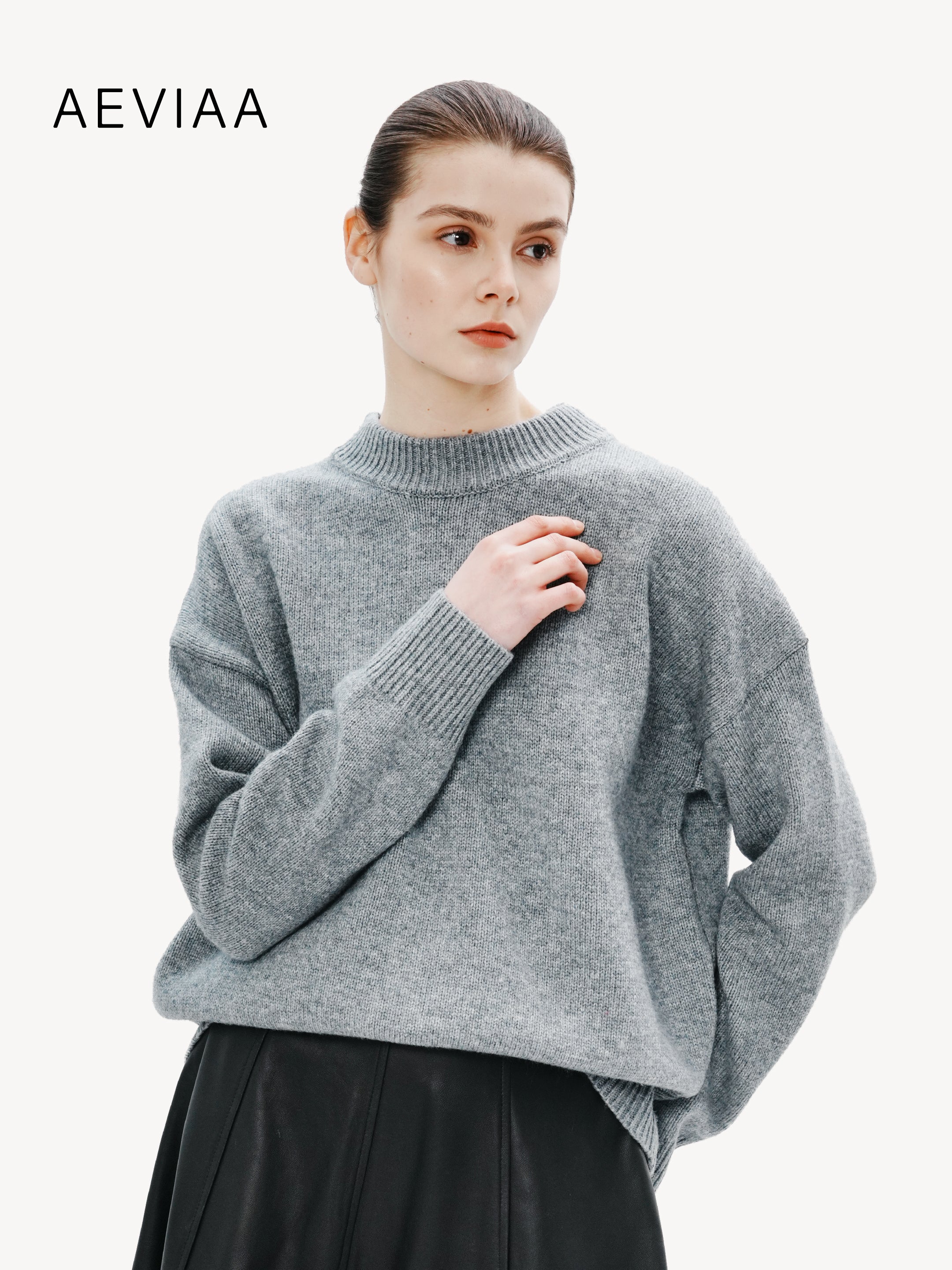 Minimal Wool Sweater