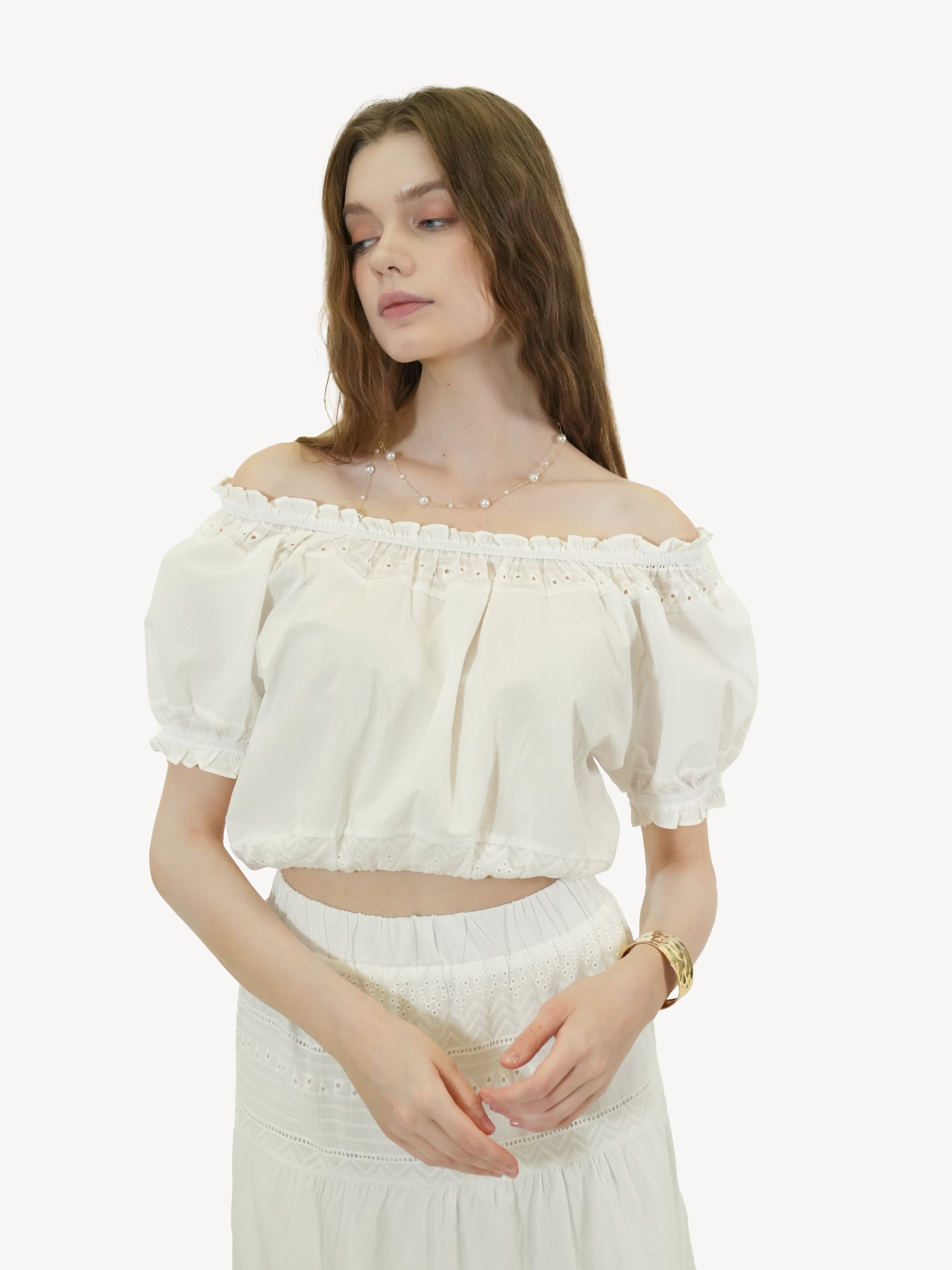 Lace Trim Coordinated Set | Skirt