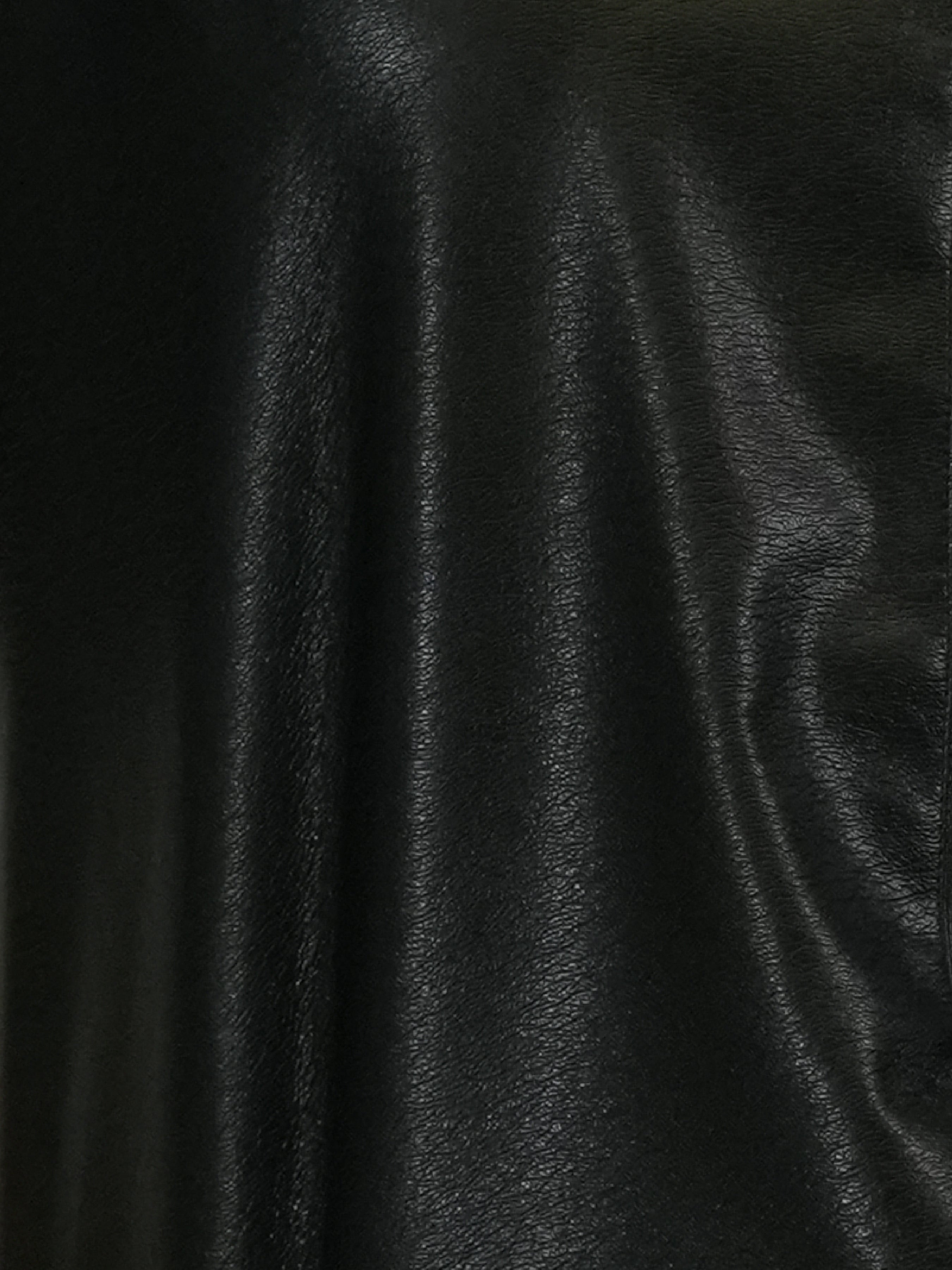 Faux Leather Oversized Tee