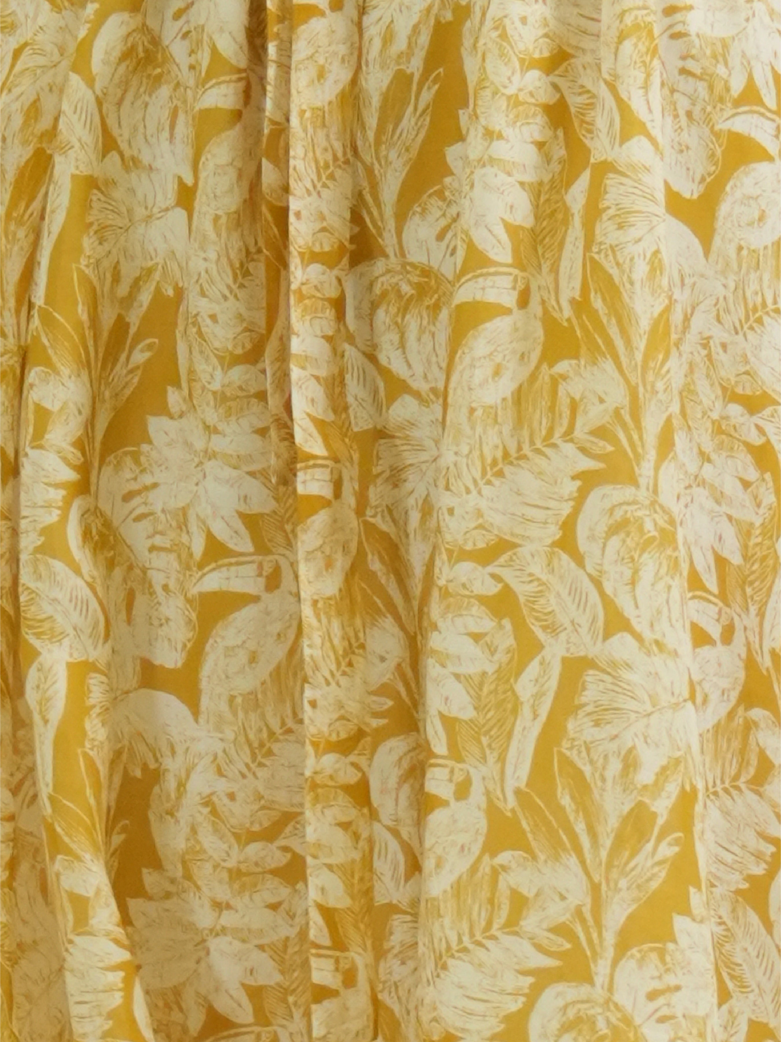 Ramie Floral Midi Dress