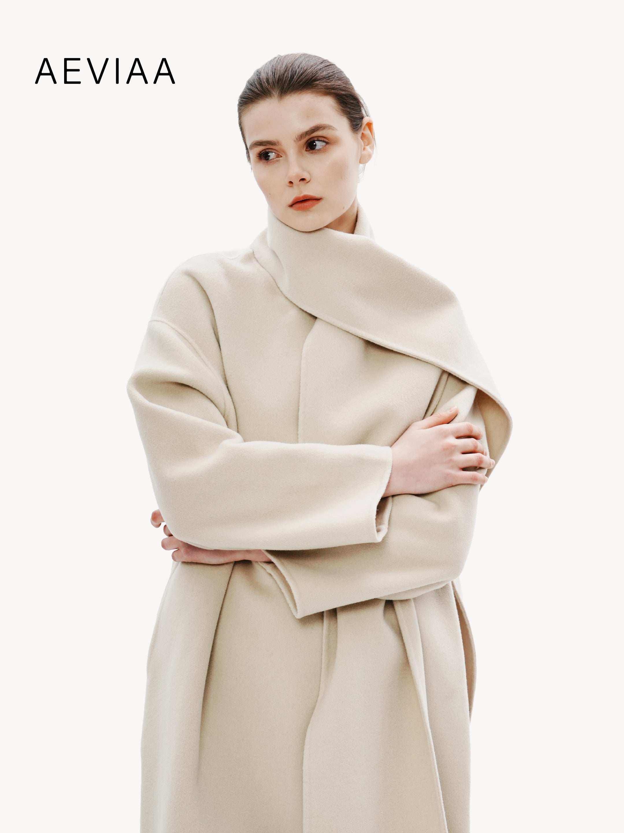 Cashmere Wrap Coat