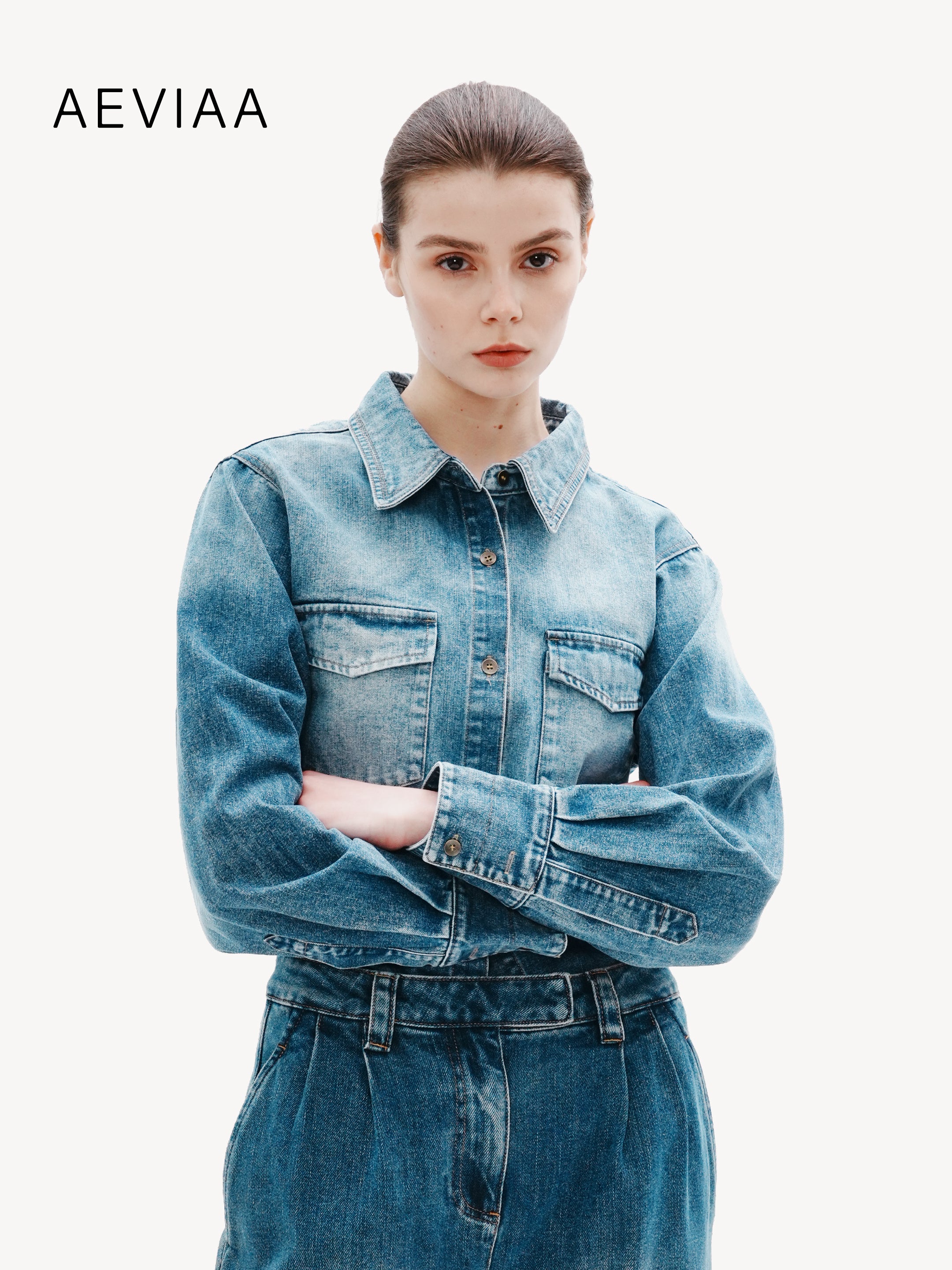 Classic Denim Utility Shirt