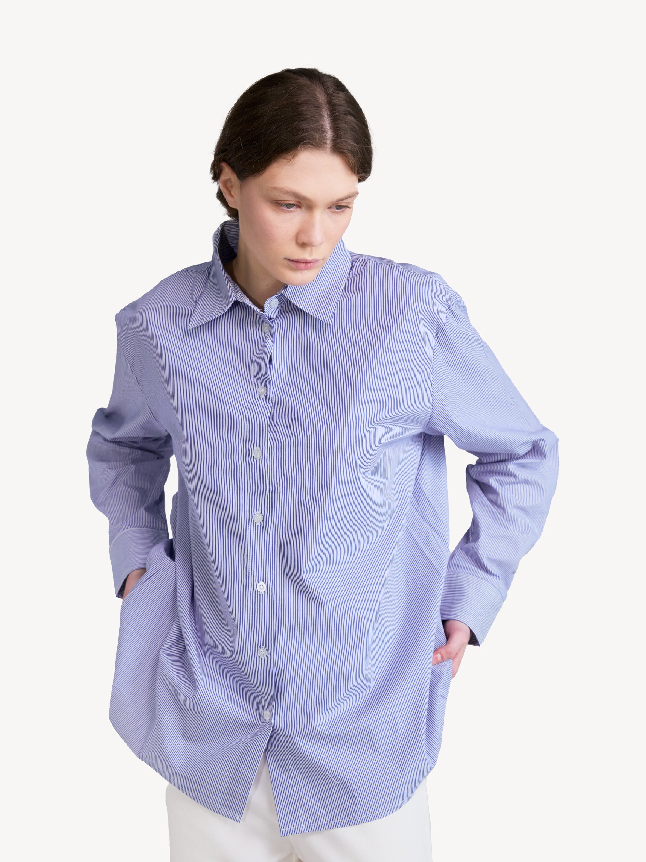 Oversized Striped Shirt