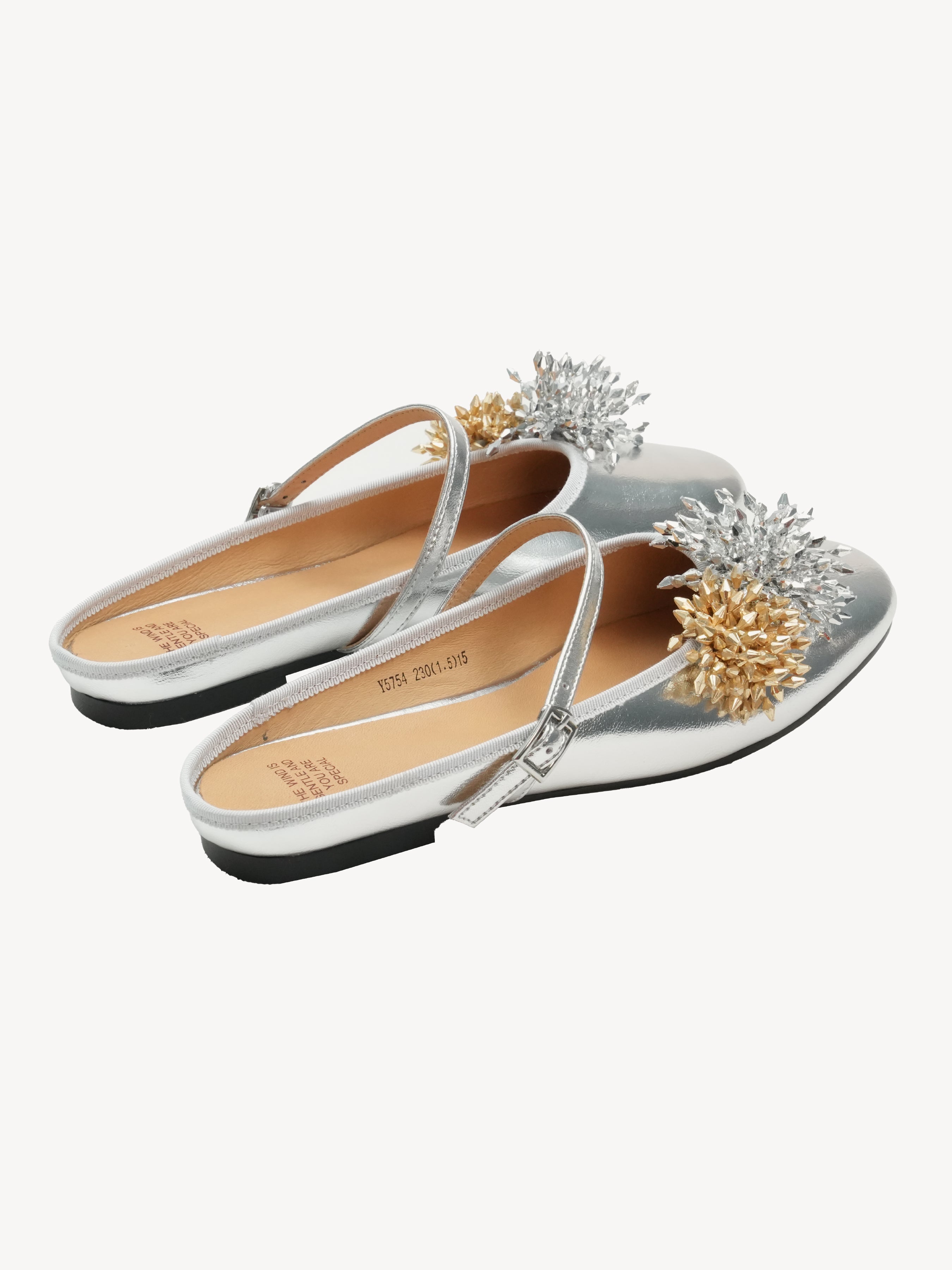 The Beaded Mary Jane Flats