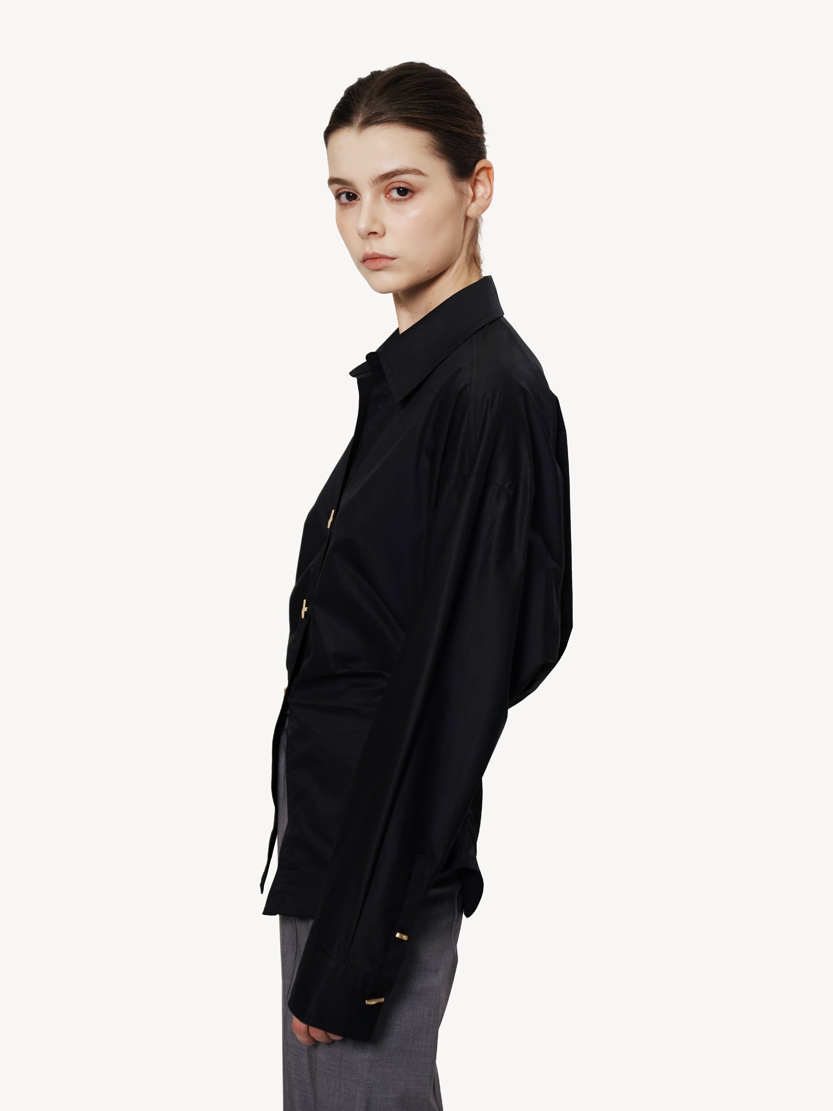 Asymmetric Button Shirt