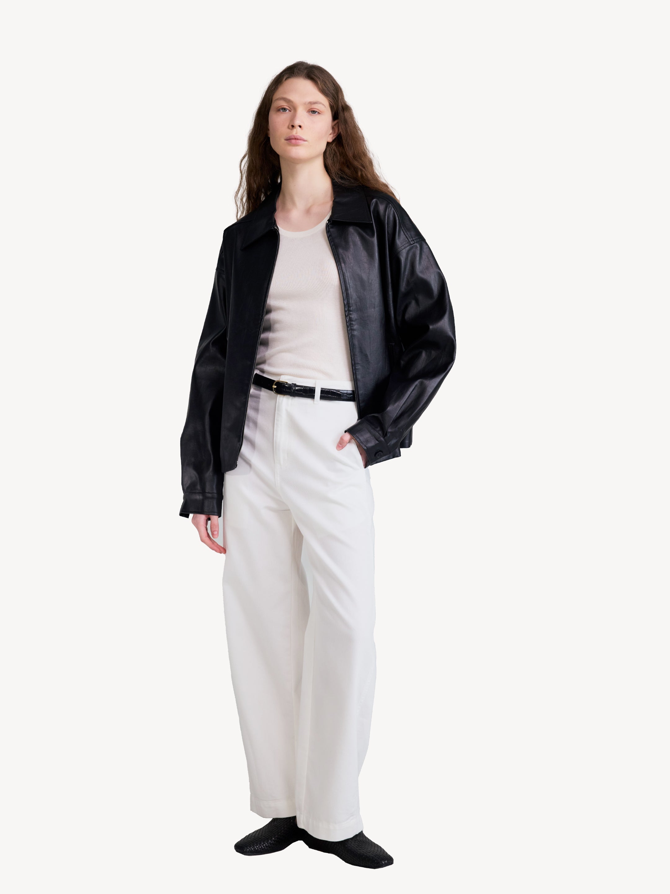 Relaxed Leather Jacket