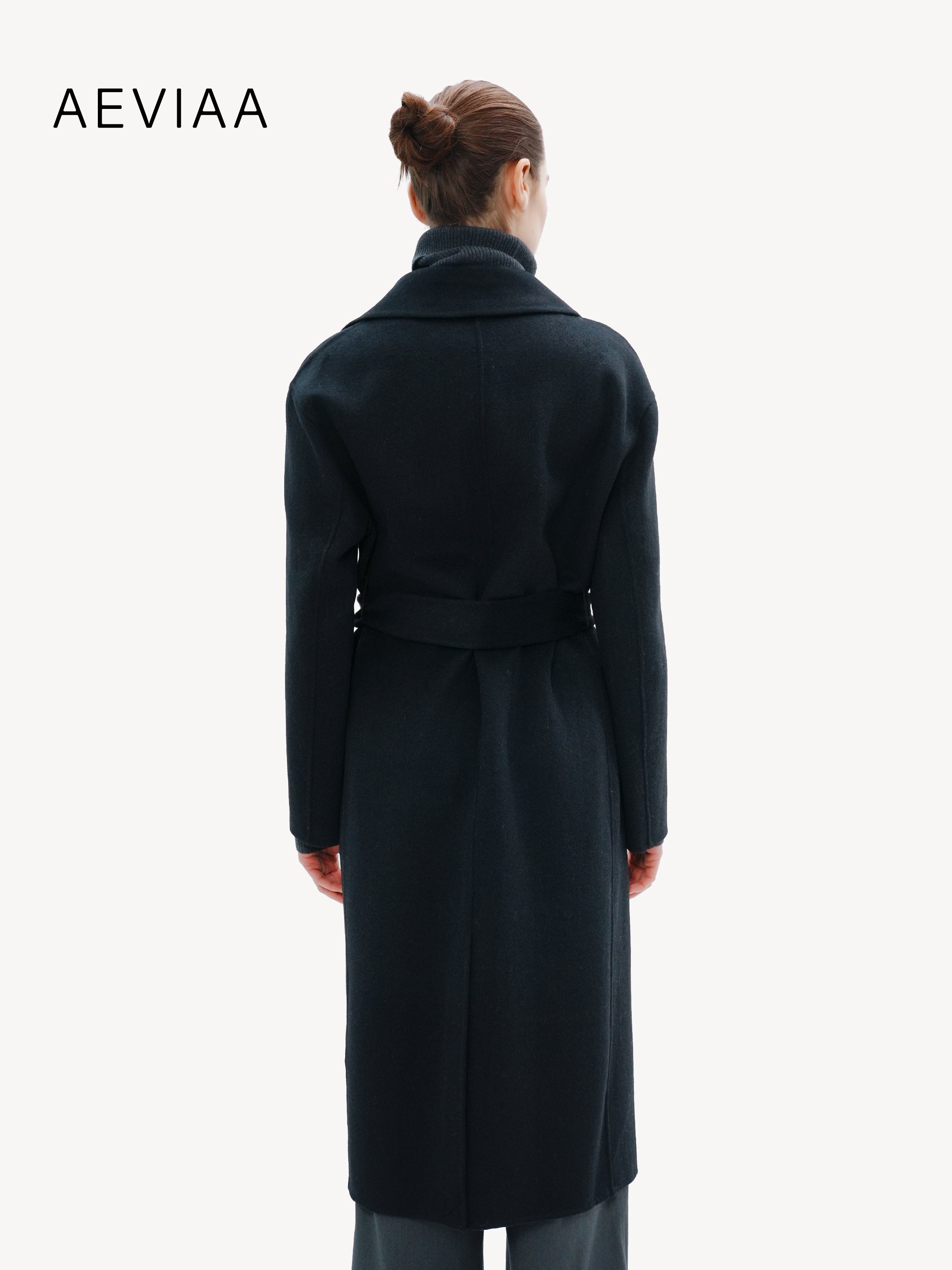 Classic Wool Belted Coat