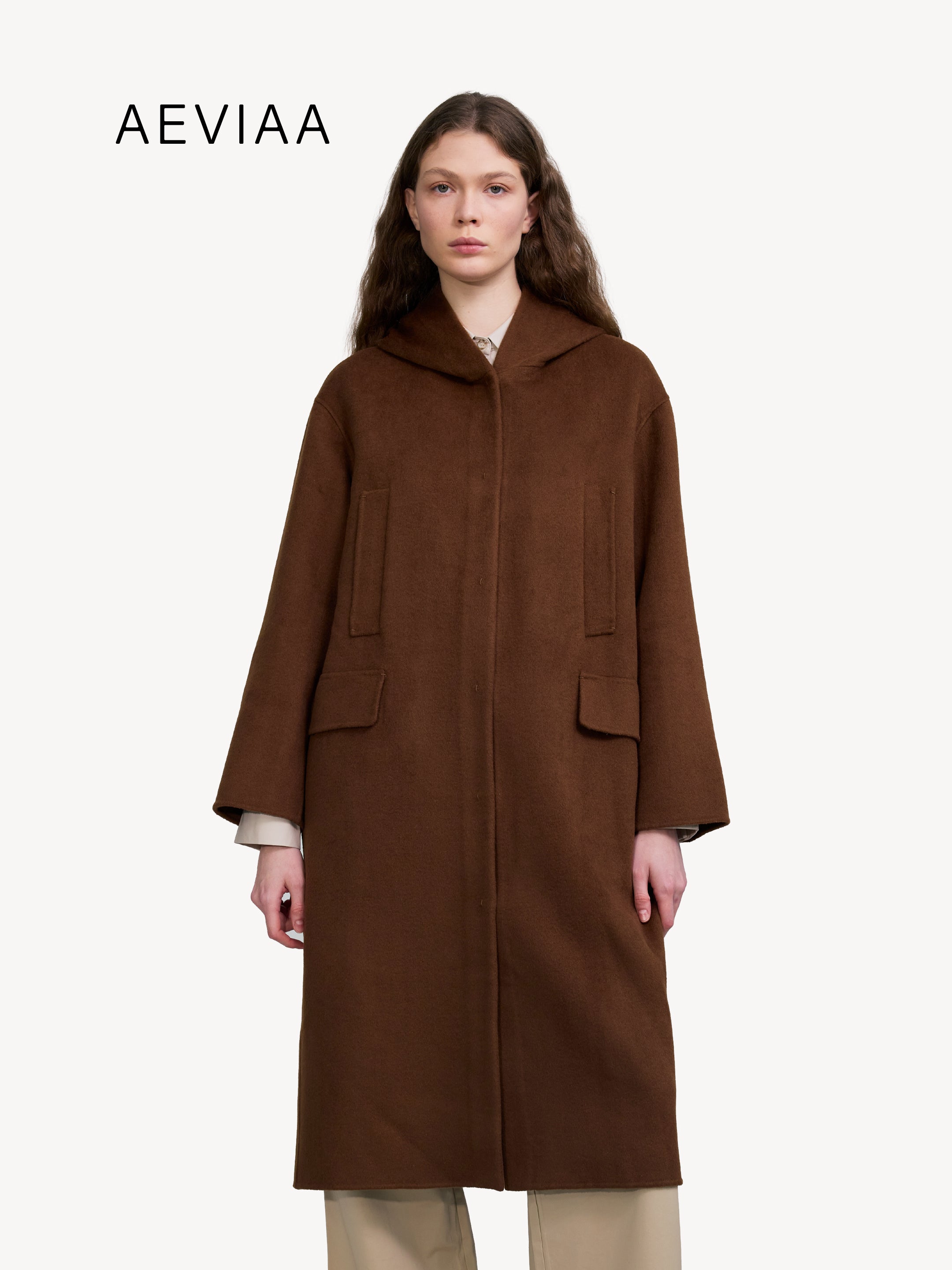 Hooded Wool Coat