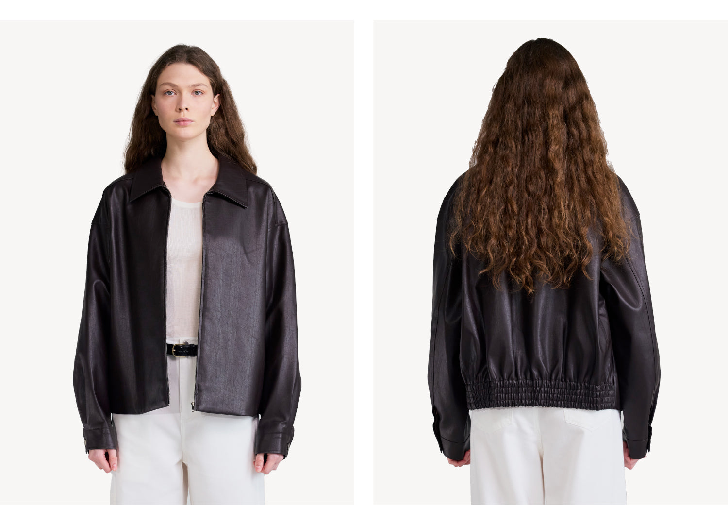 Relaxed Leather Jacket