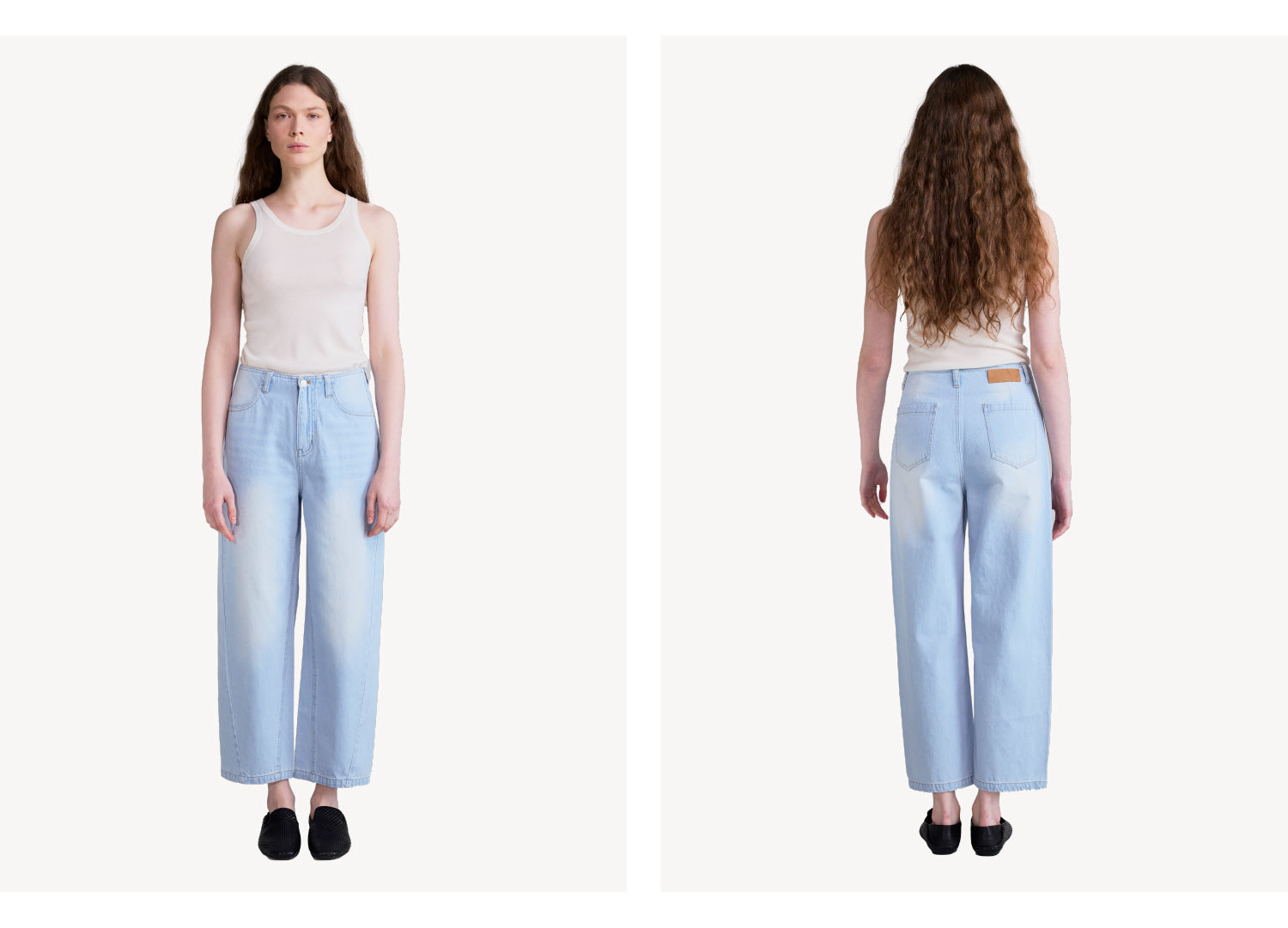 Wide Denim Culottes