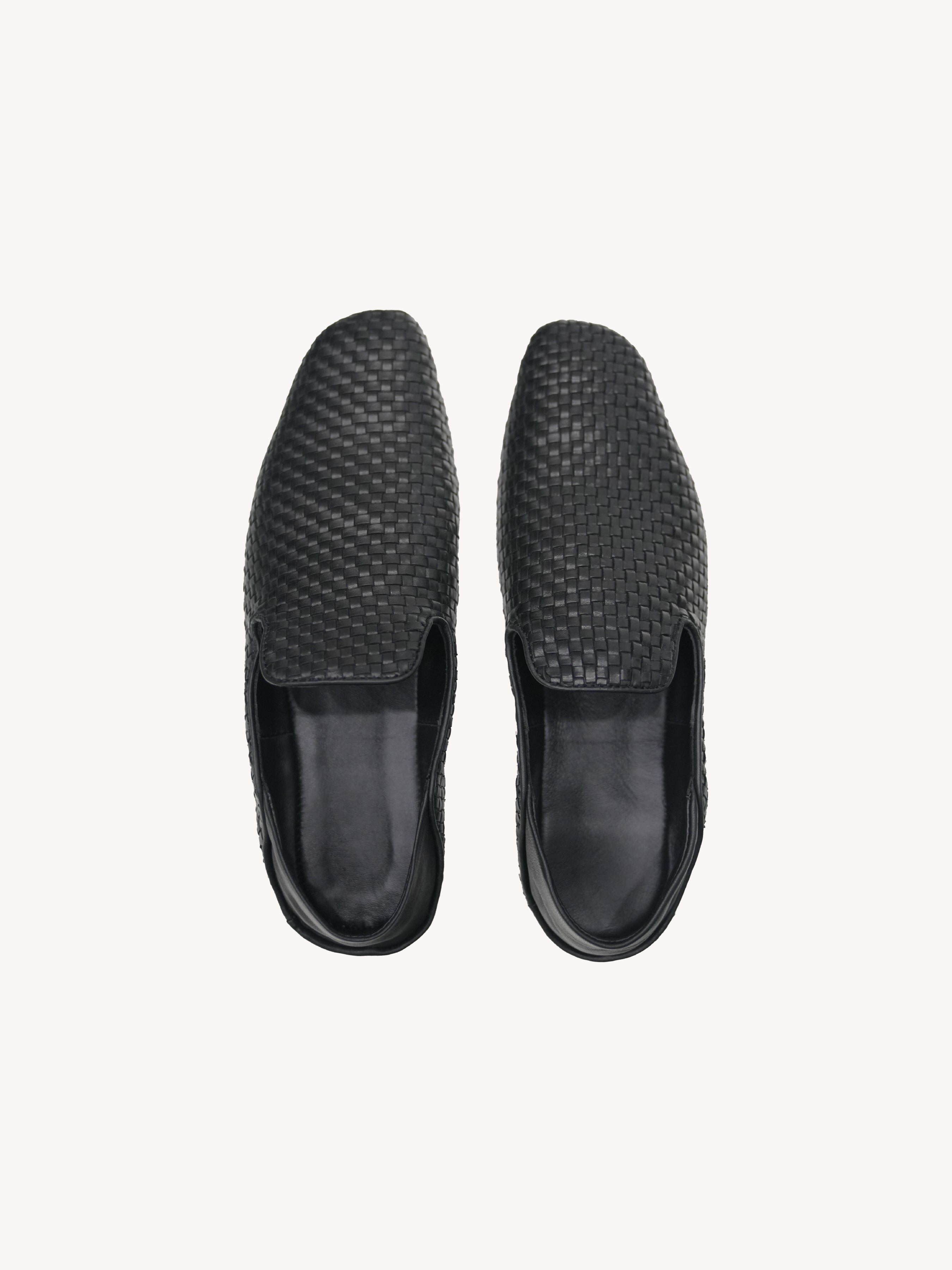 Woven Leather Loafers