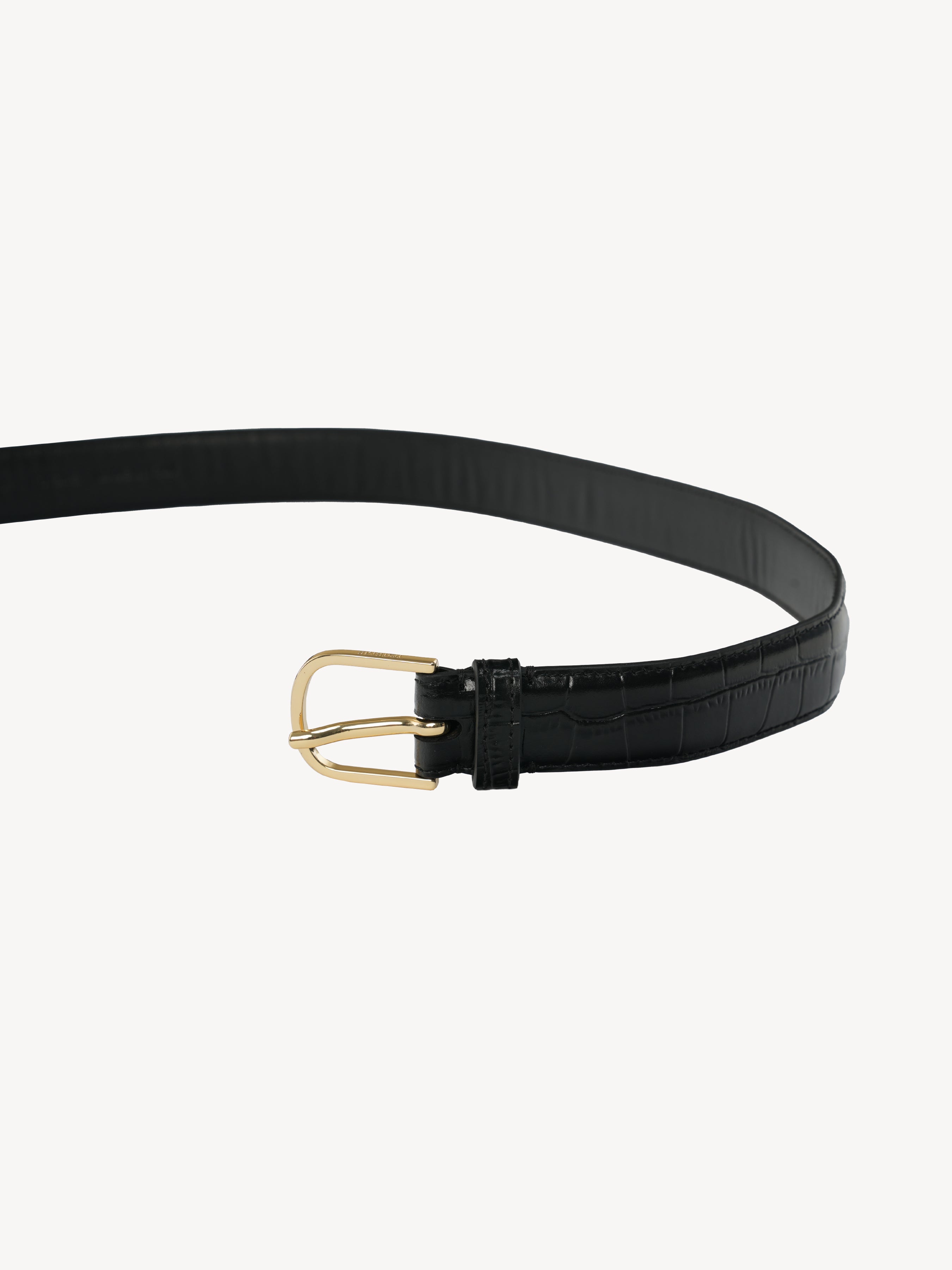 The Croc-Effect Gold Belt