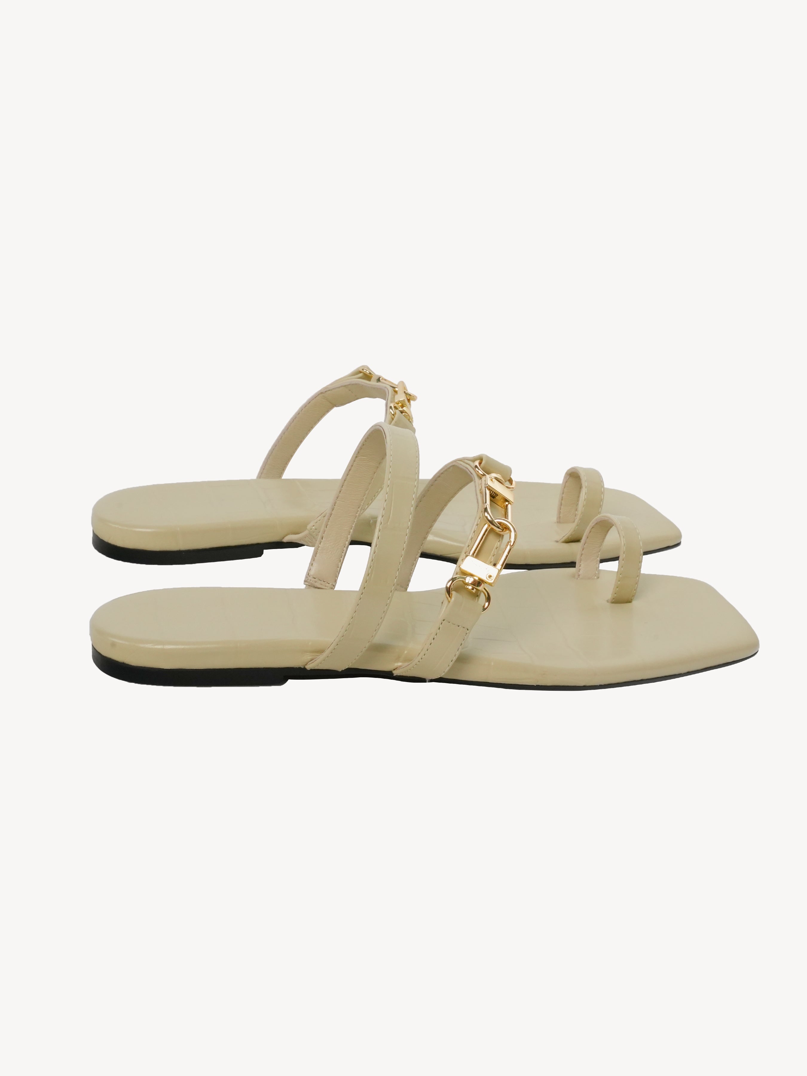 Chain Detail Strappy Sandals