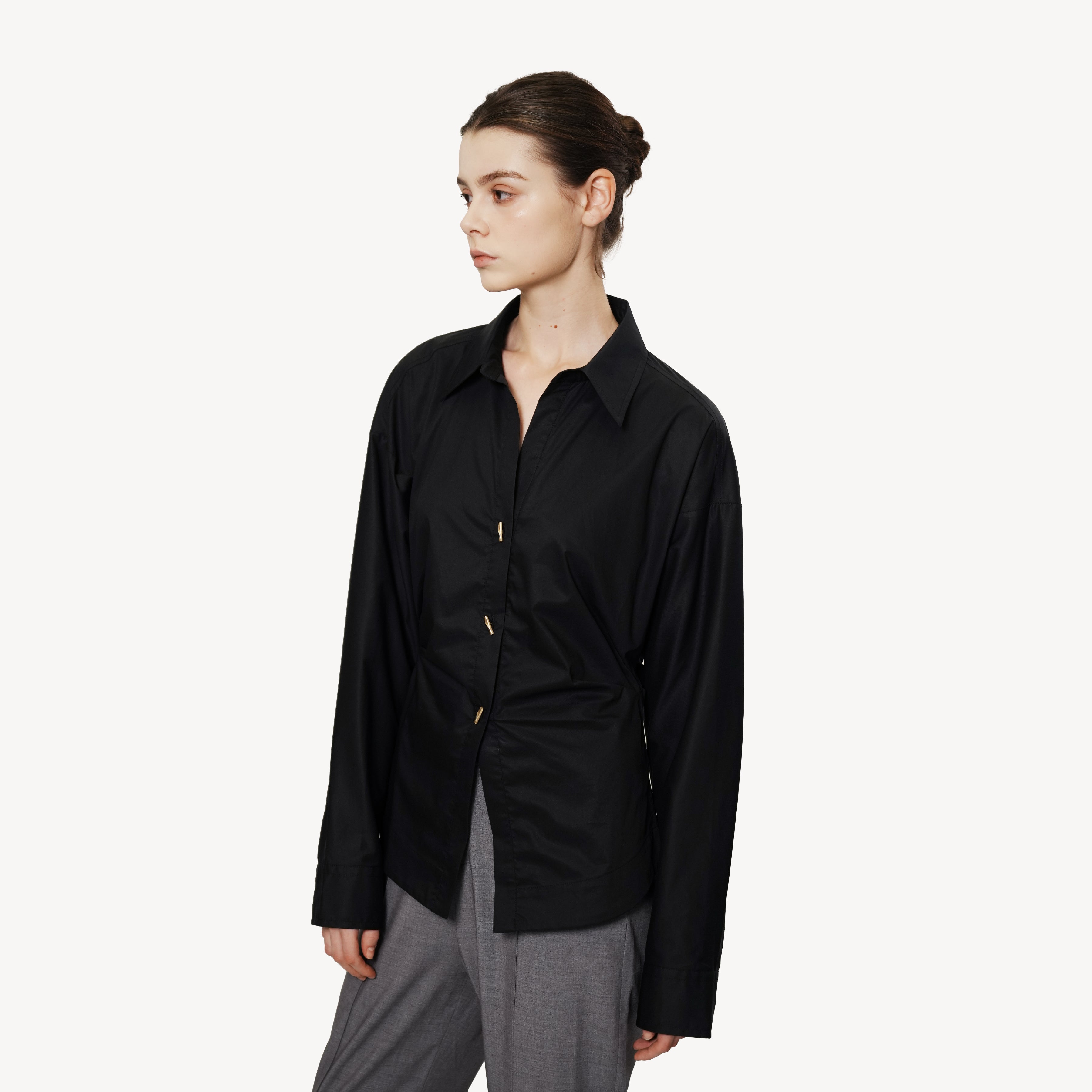 Asymmetric Button Shirt
