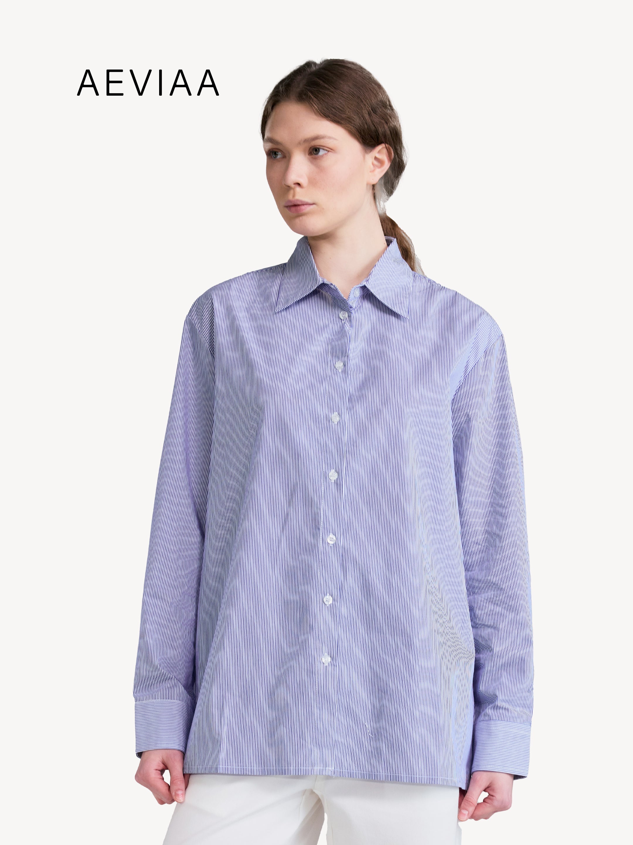 Oversized Striped Shirt