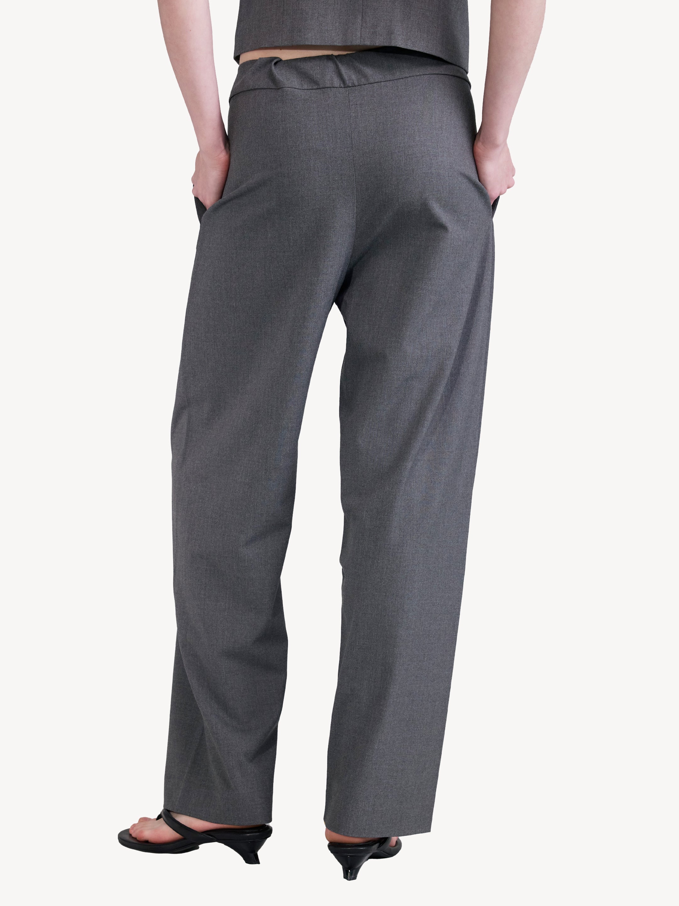 Drawstring Wide Trousers