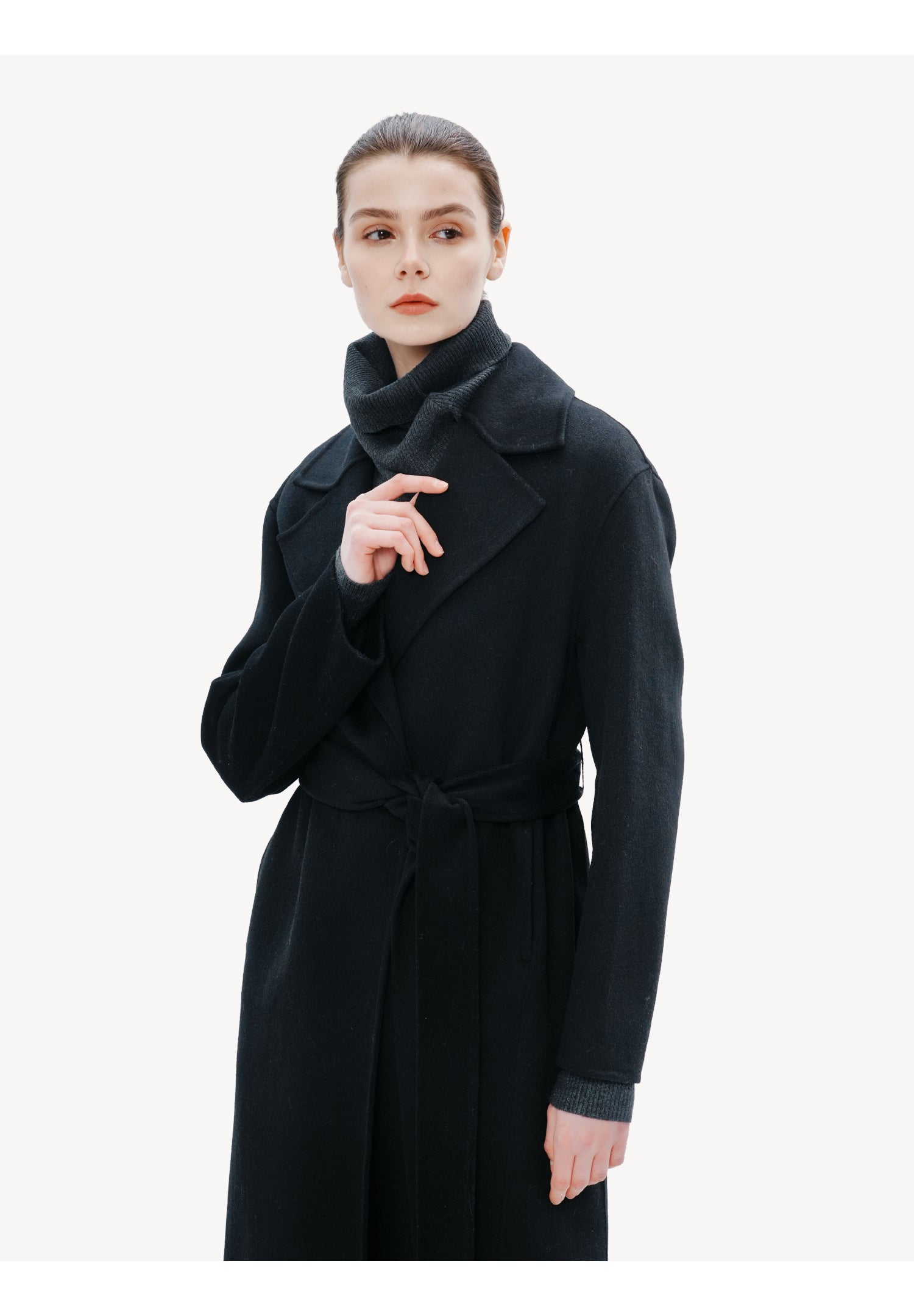 Classic Wool Belted Coat
