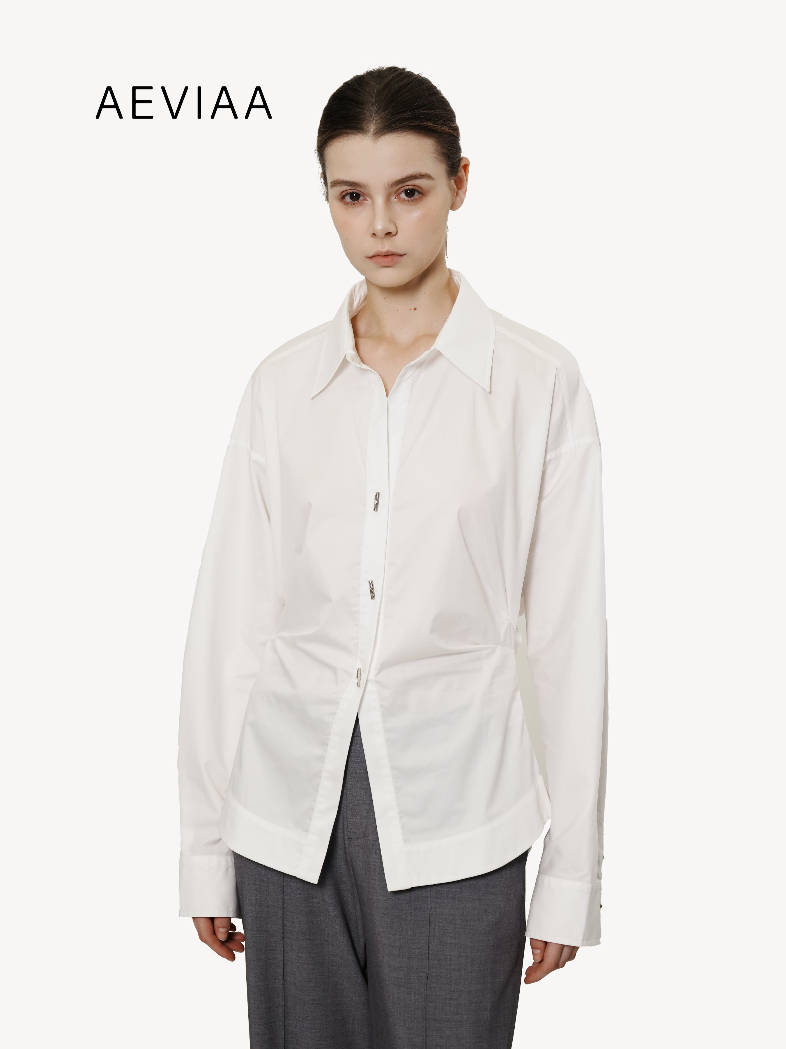 Asymmetric Button Shirt