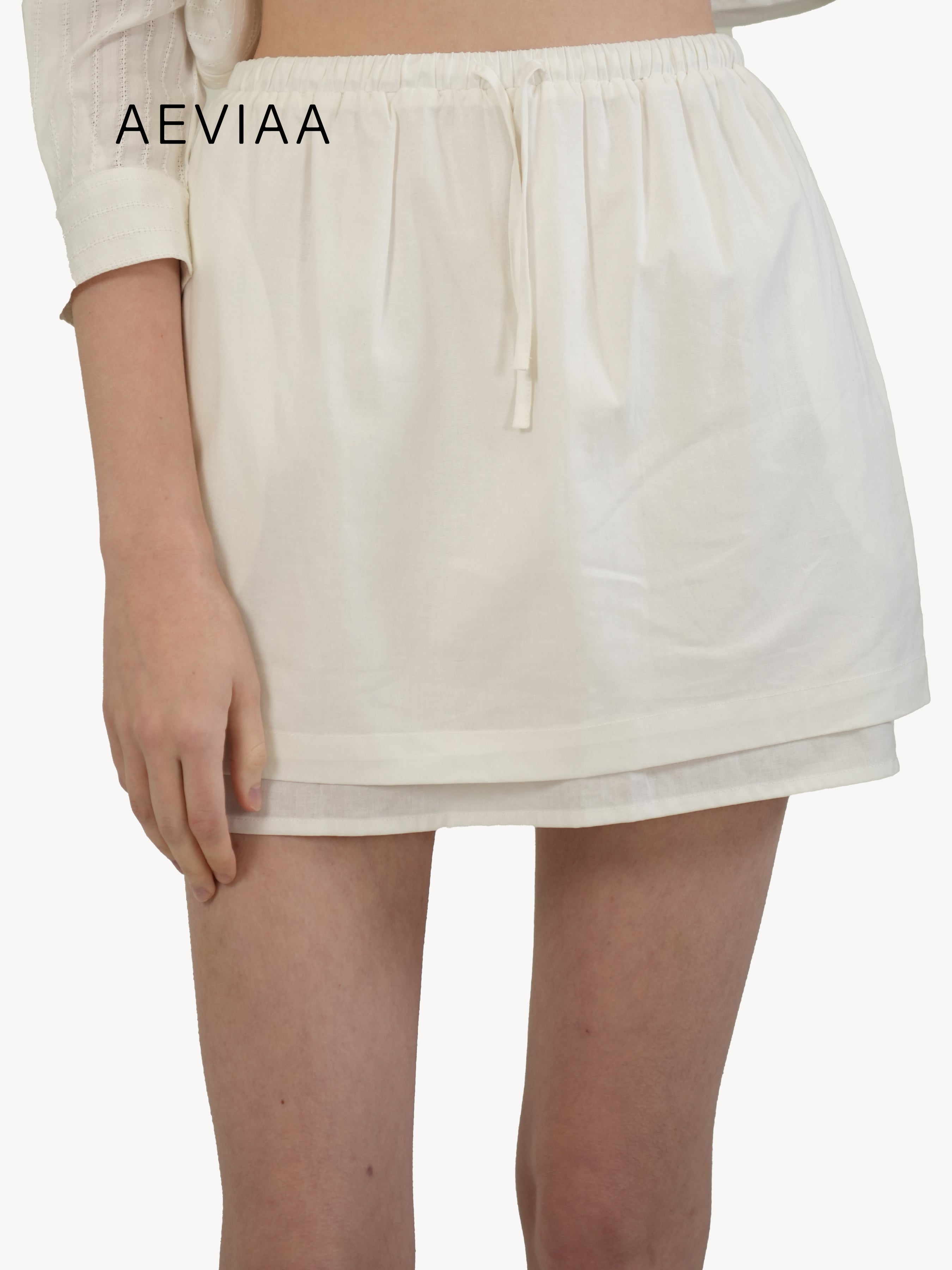 The Linen Mini Skirt