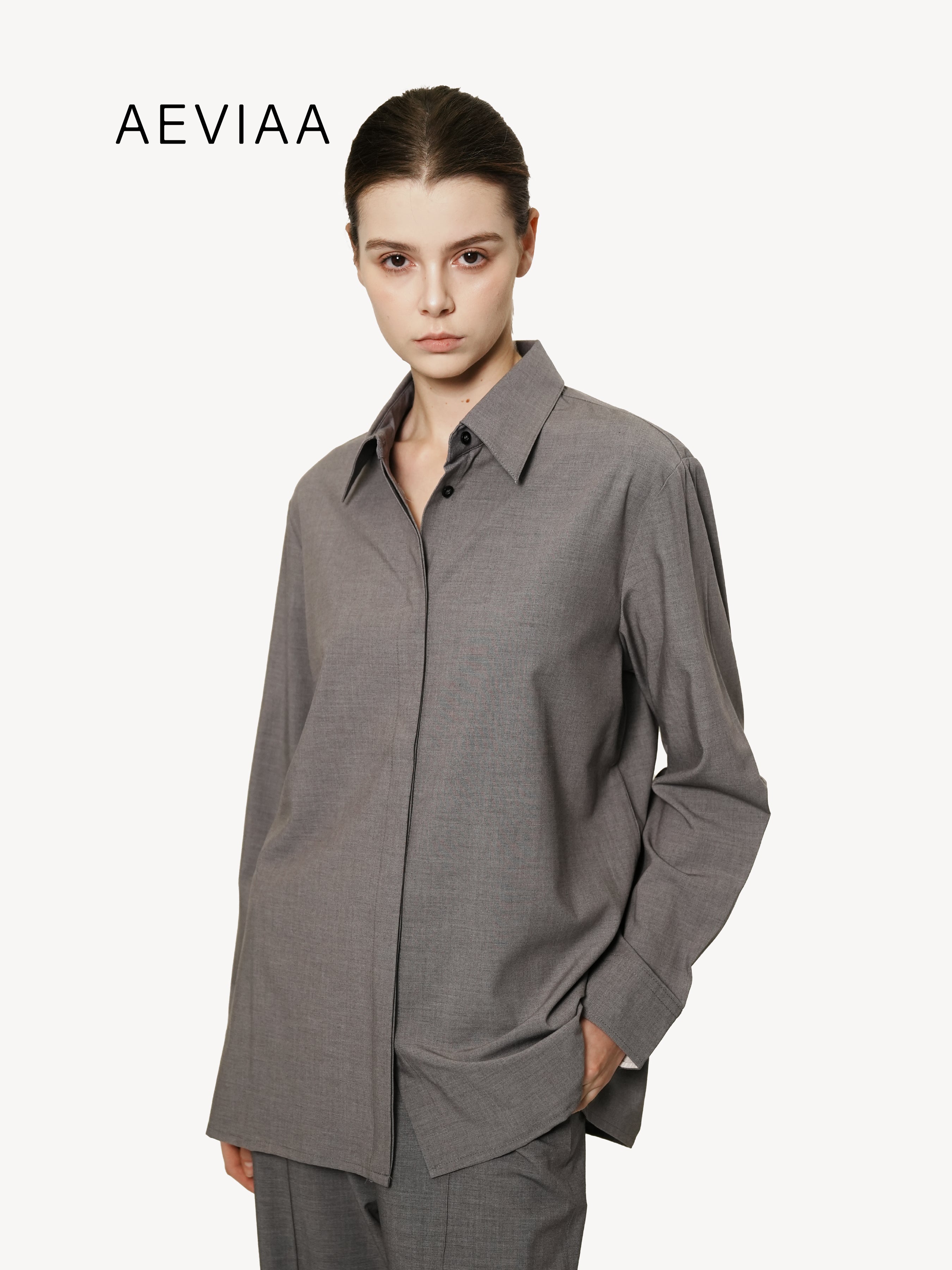 Oversized Wool Shirt
