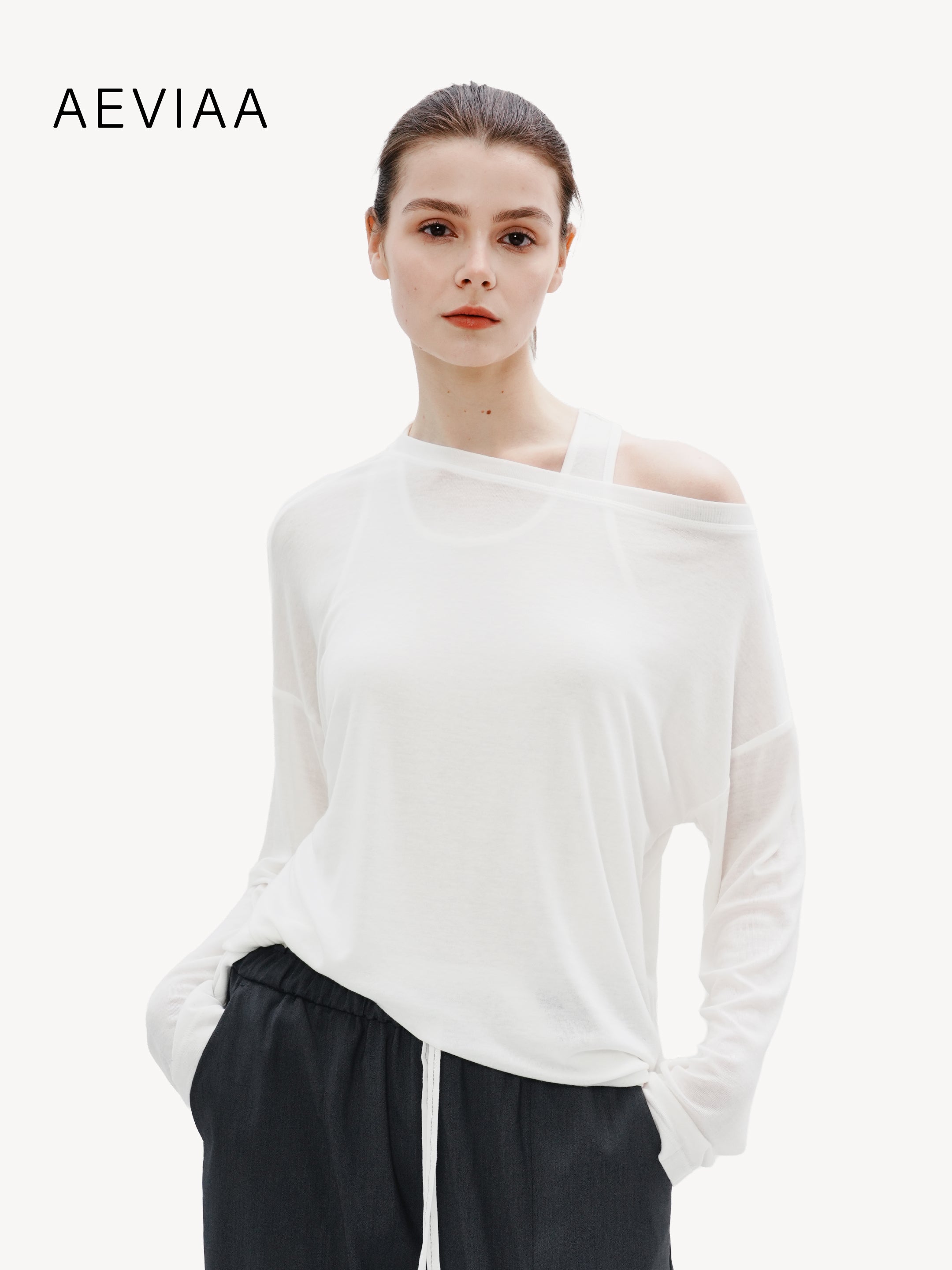 Asymmetric Drape Top