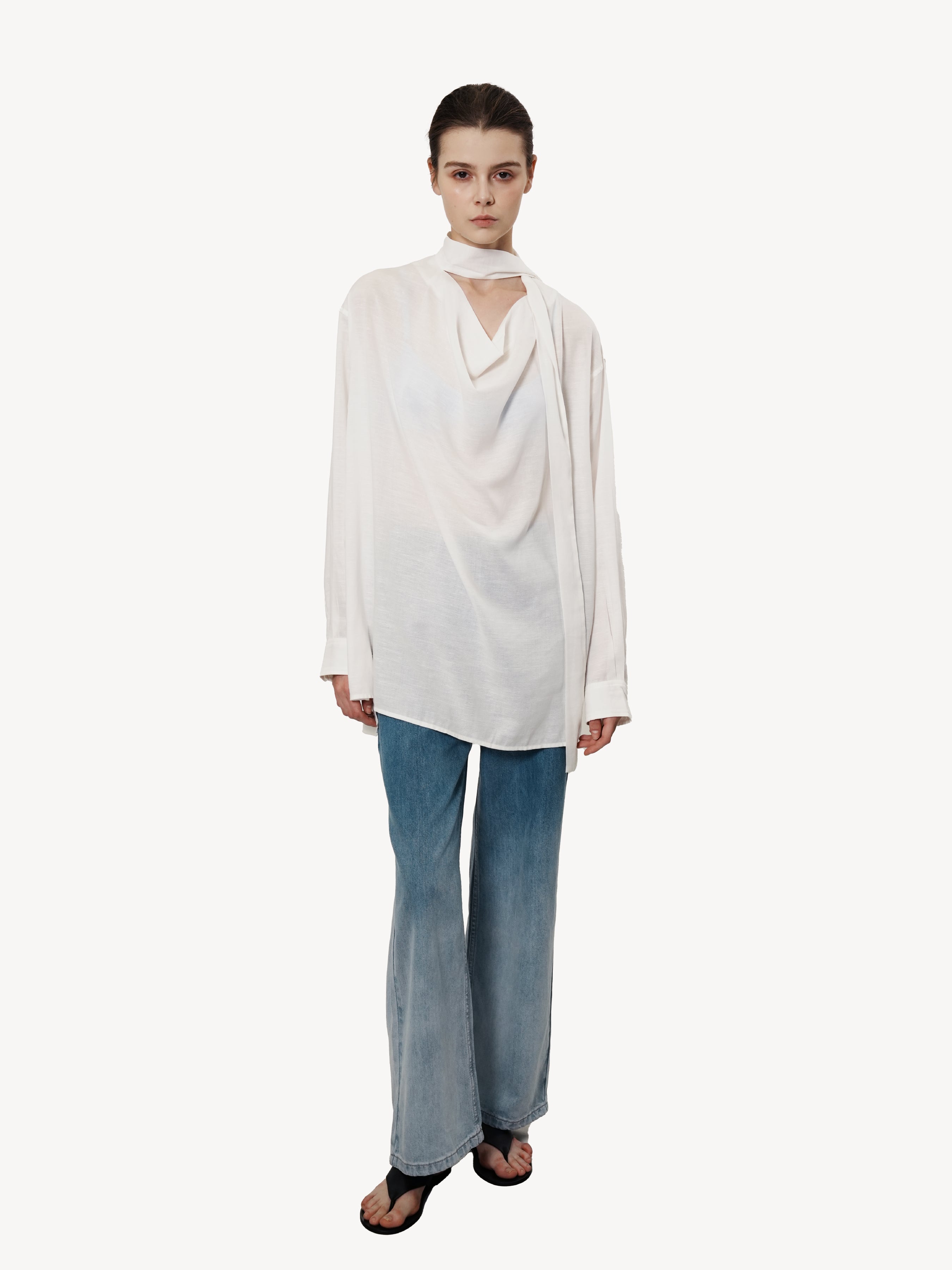 Asymmetric Wrap Top