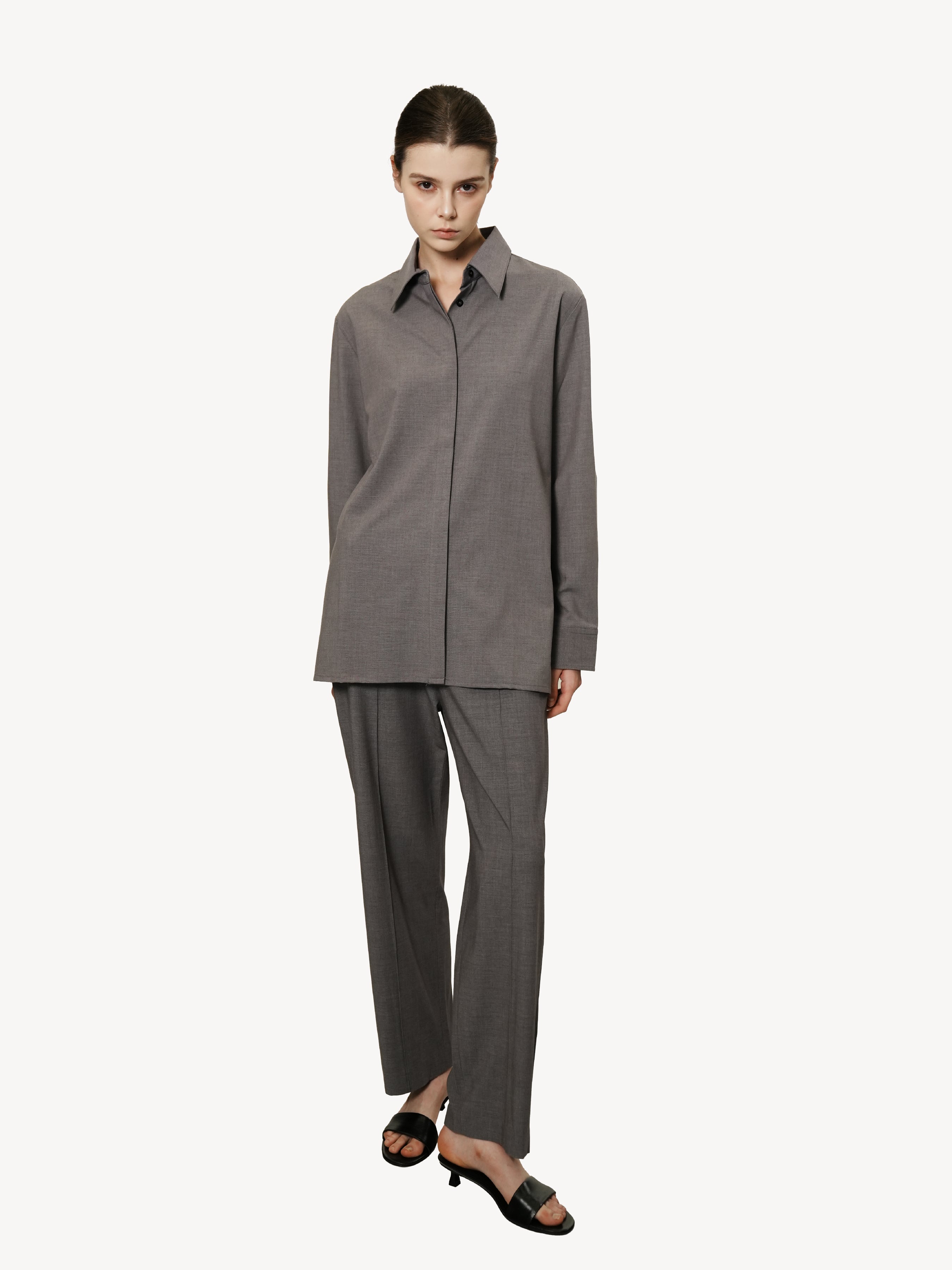 Oversized Wool Shirt