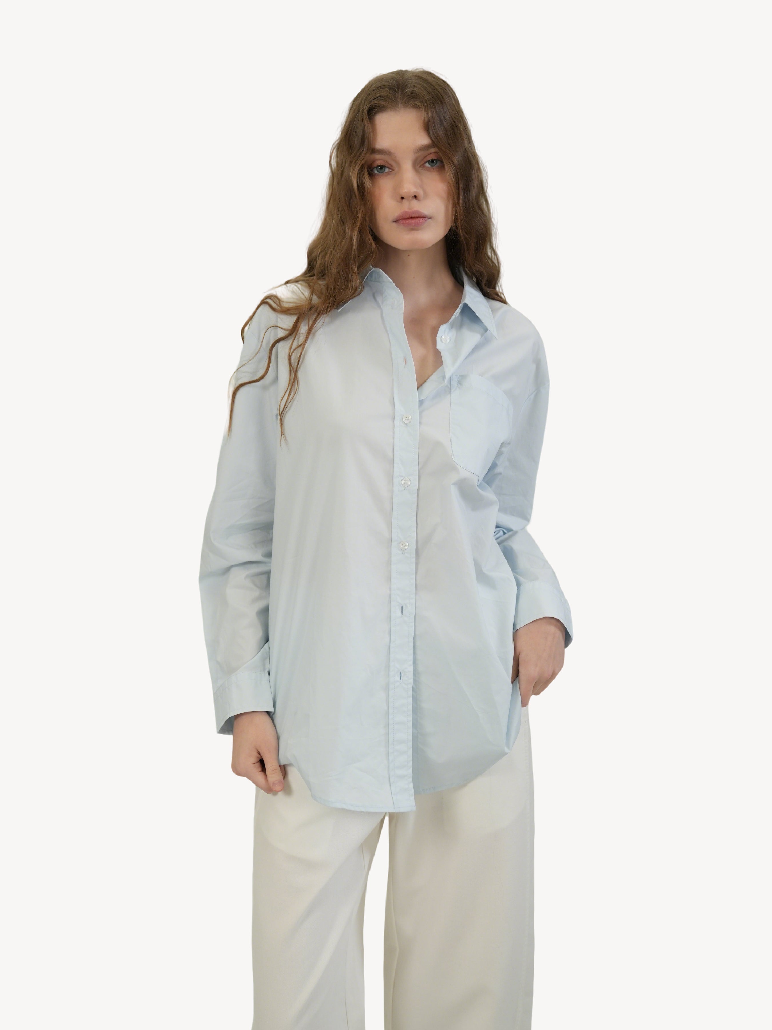 The Blue Oversized Shirt