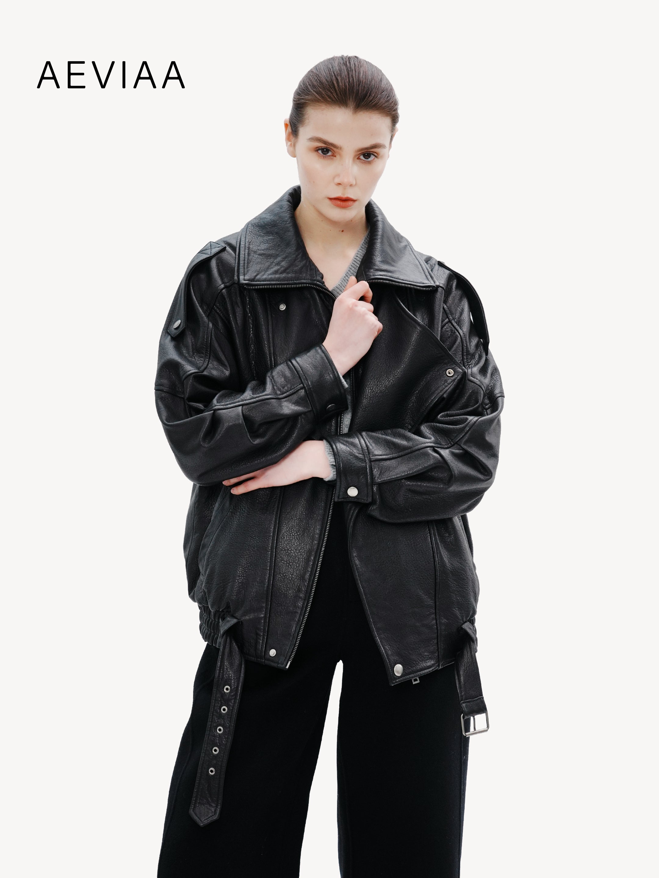 Oversized Shearling Jacket