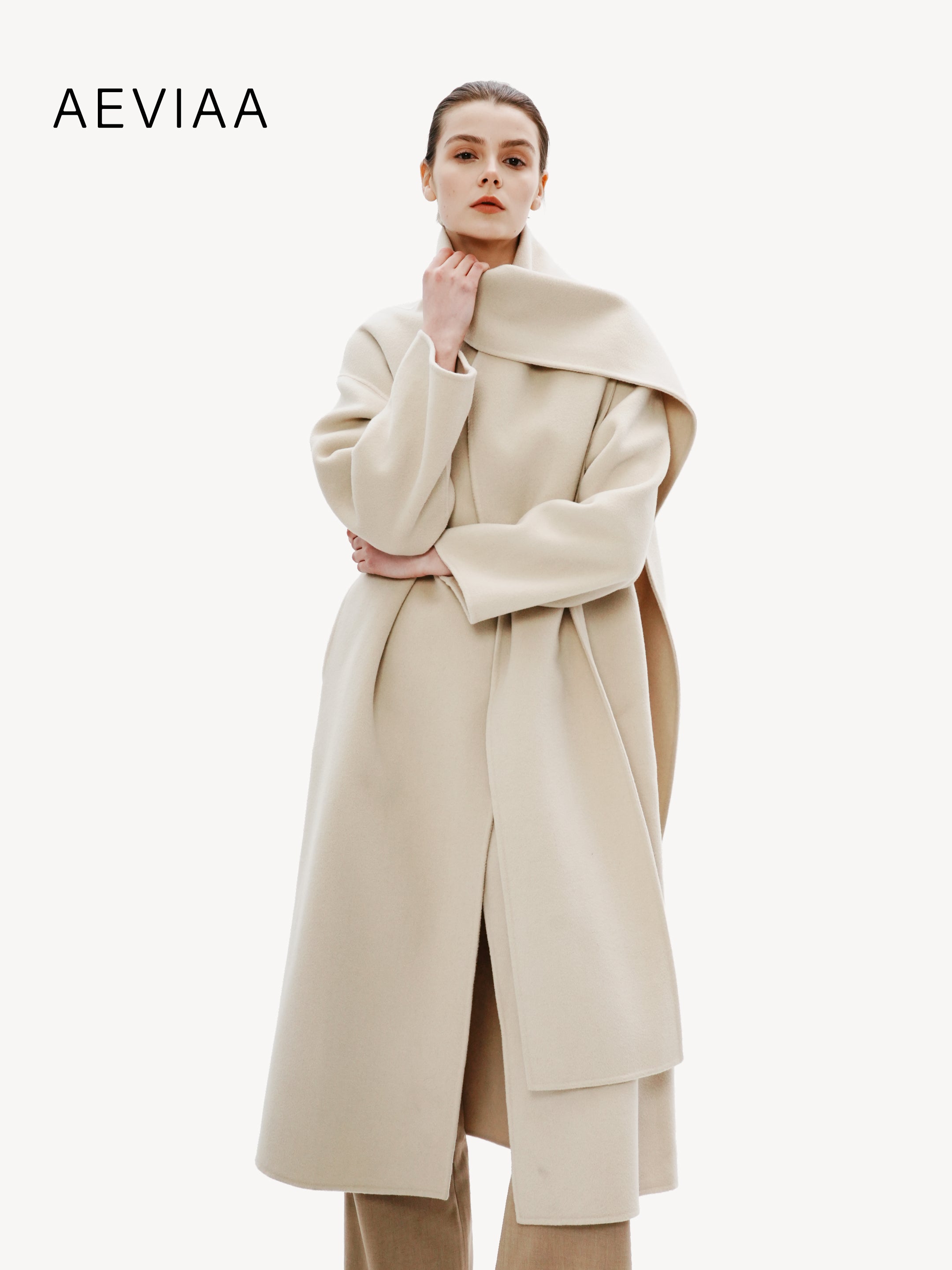 Cashmere Wrap Coat