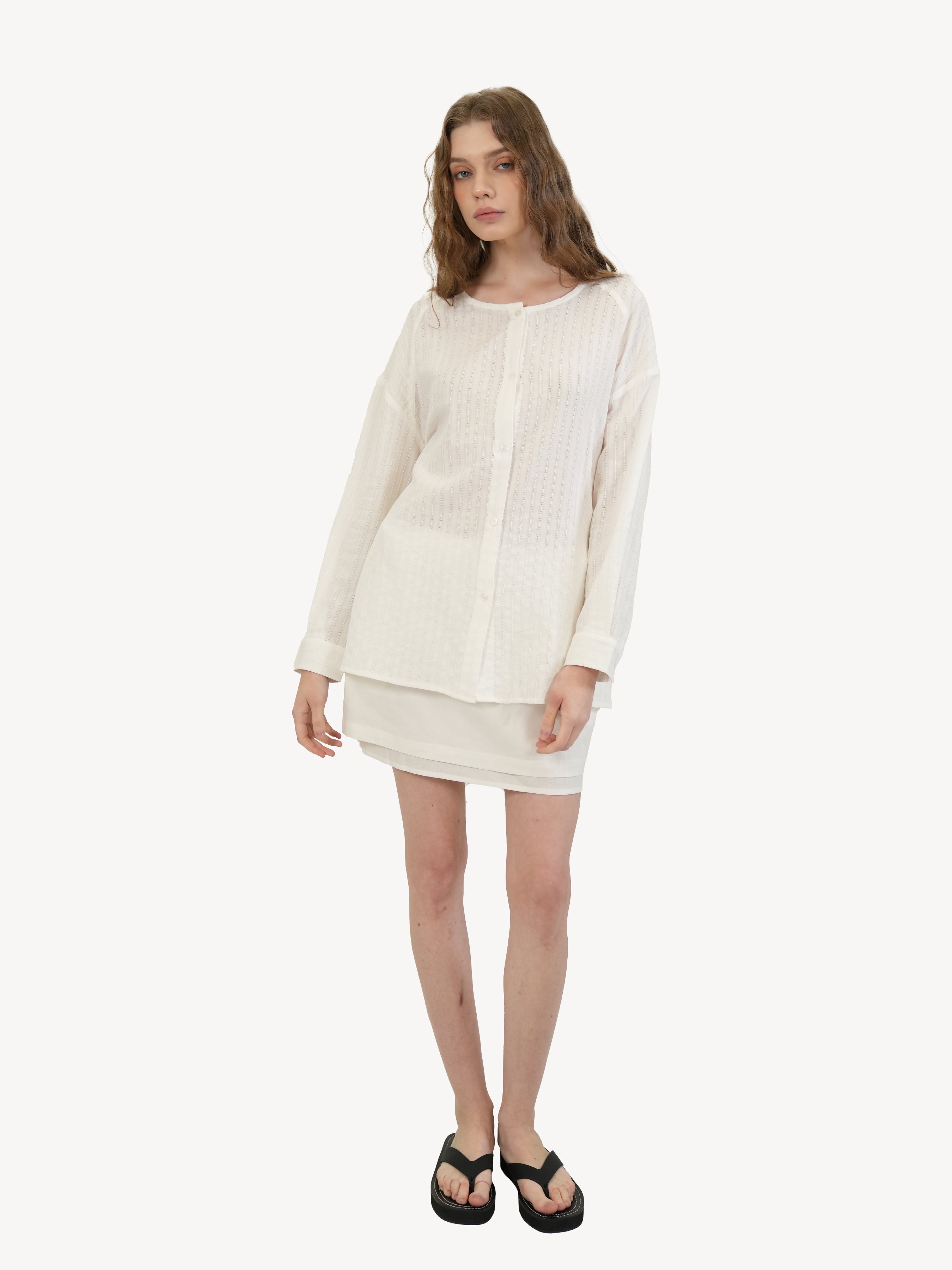 The Linen Mini Skirt