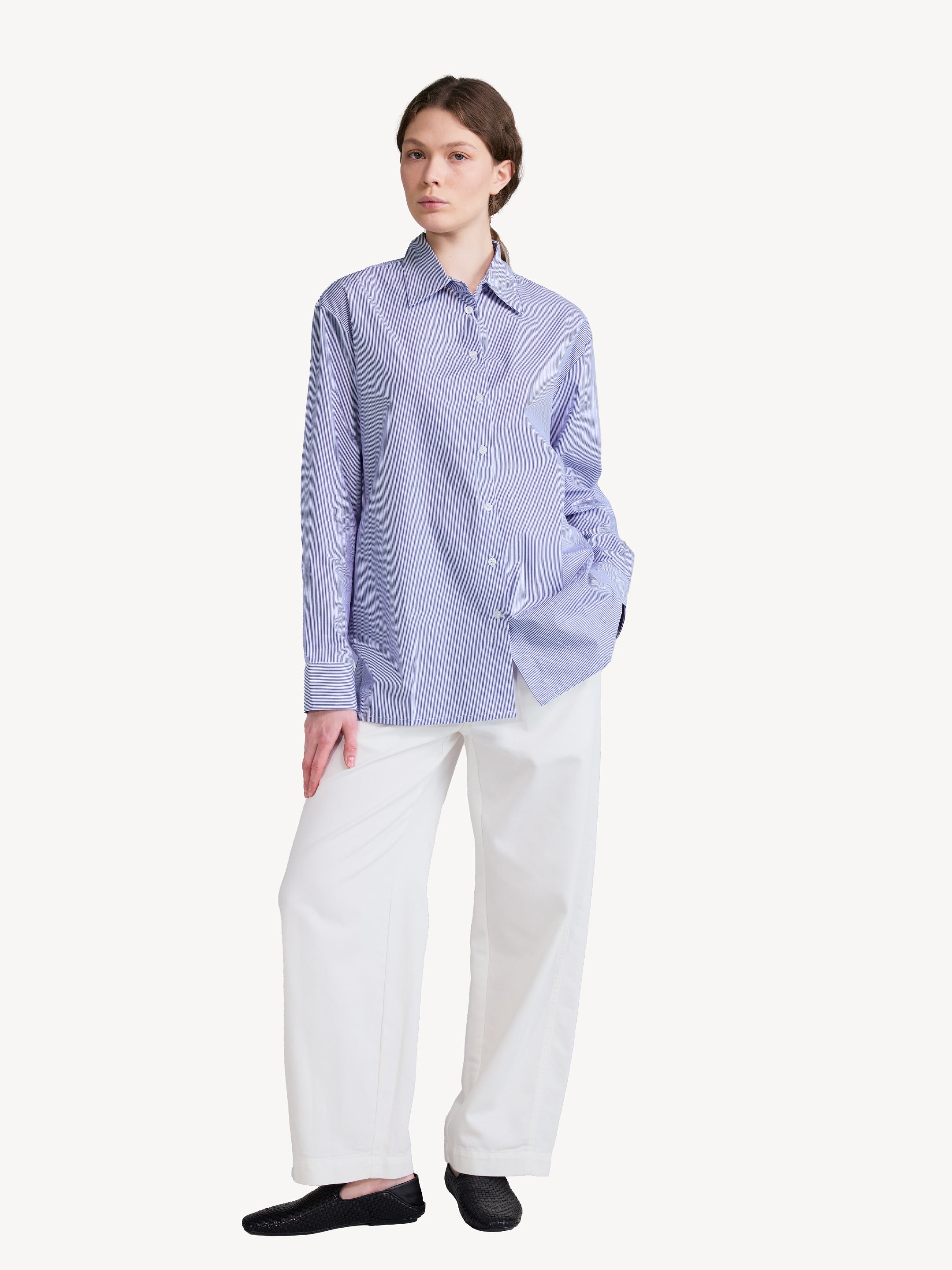 Oversized Striped Shirt