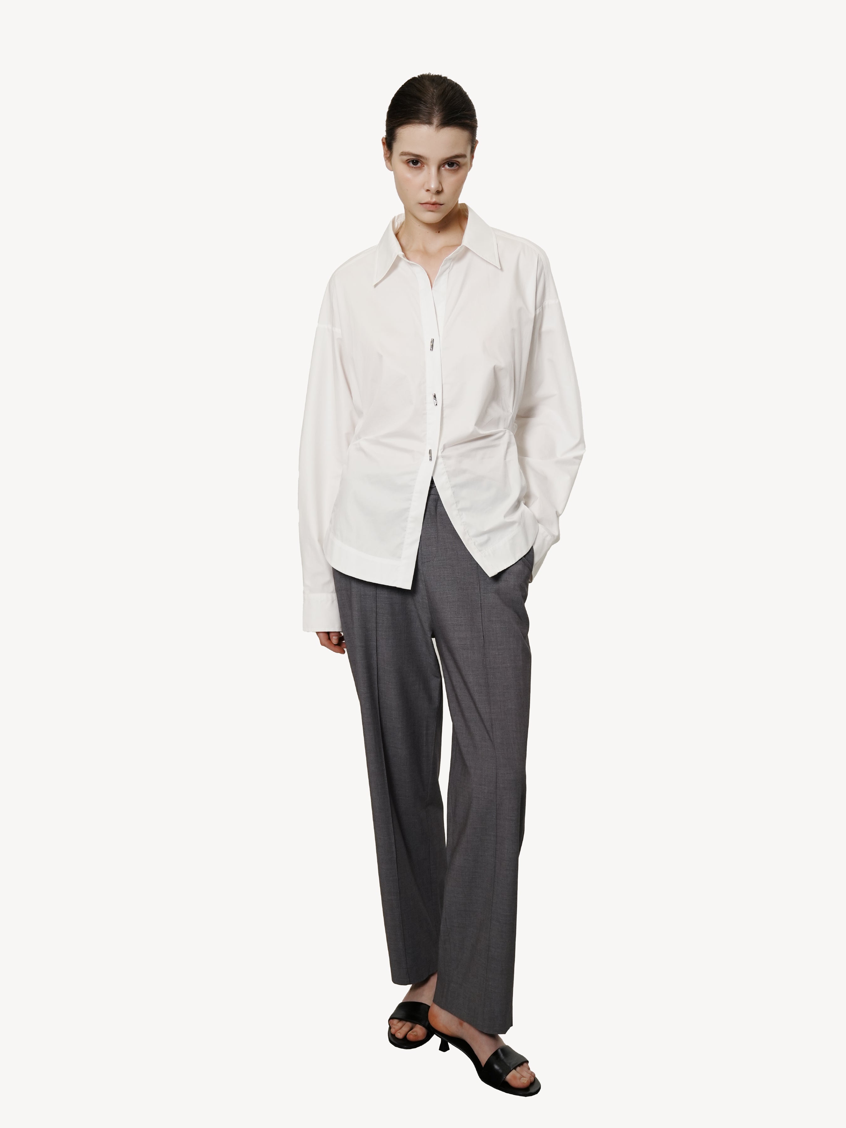 Asymmetric Button Shirt