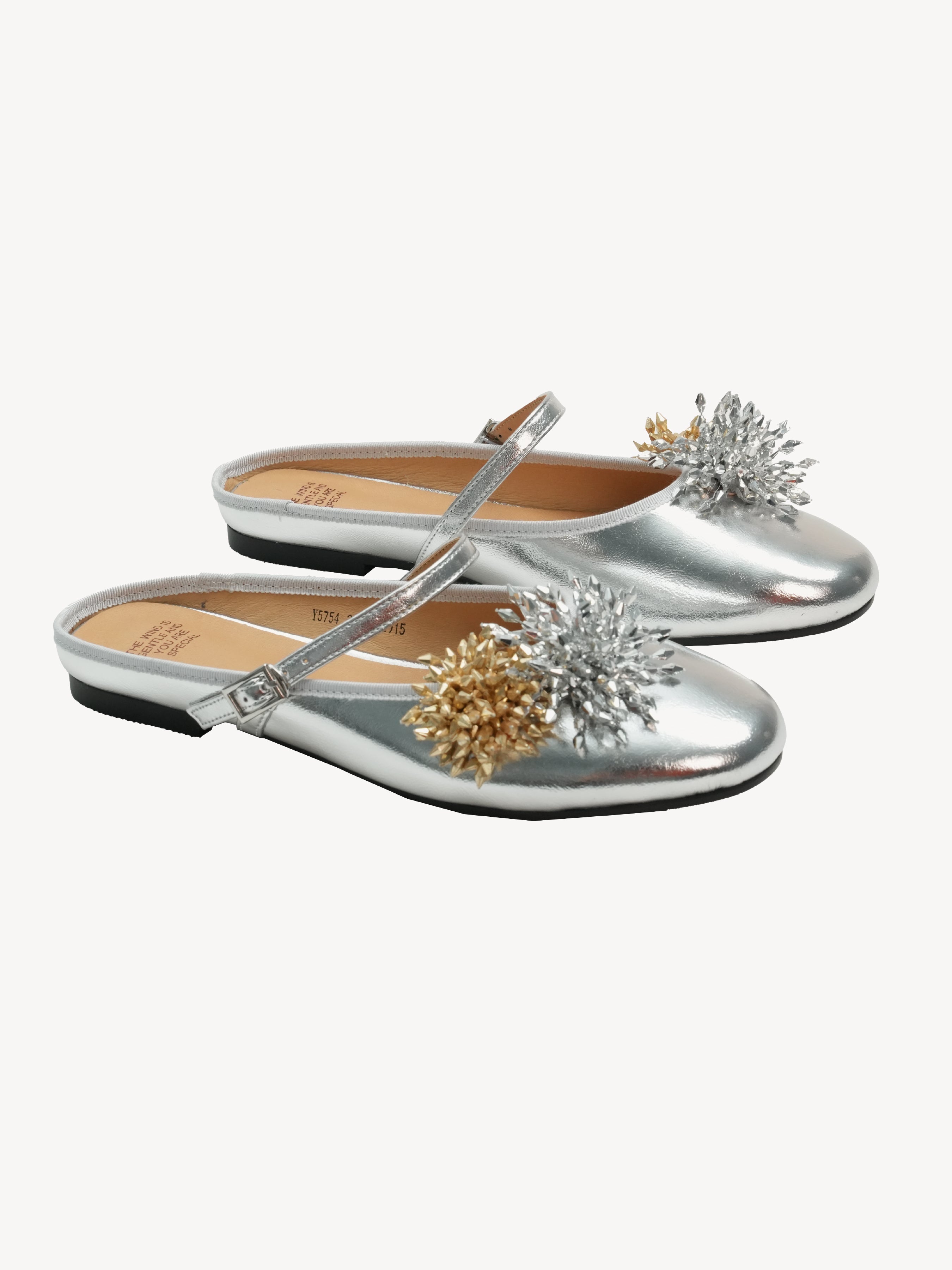 The Beaded Mary Jane Flats