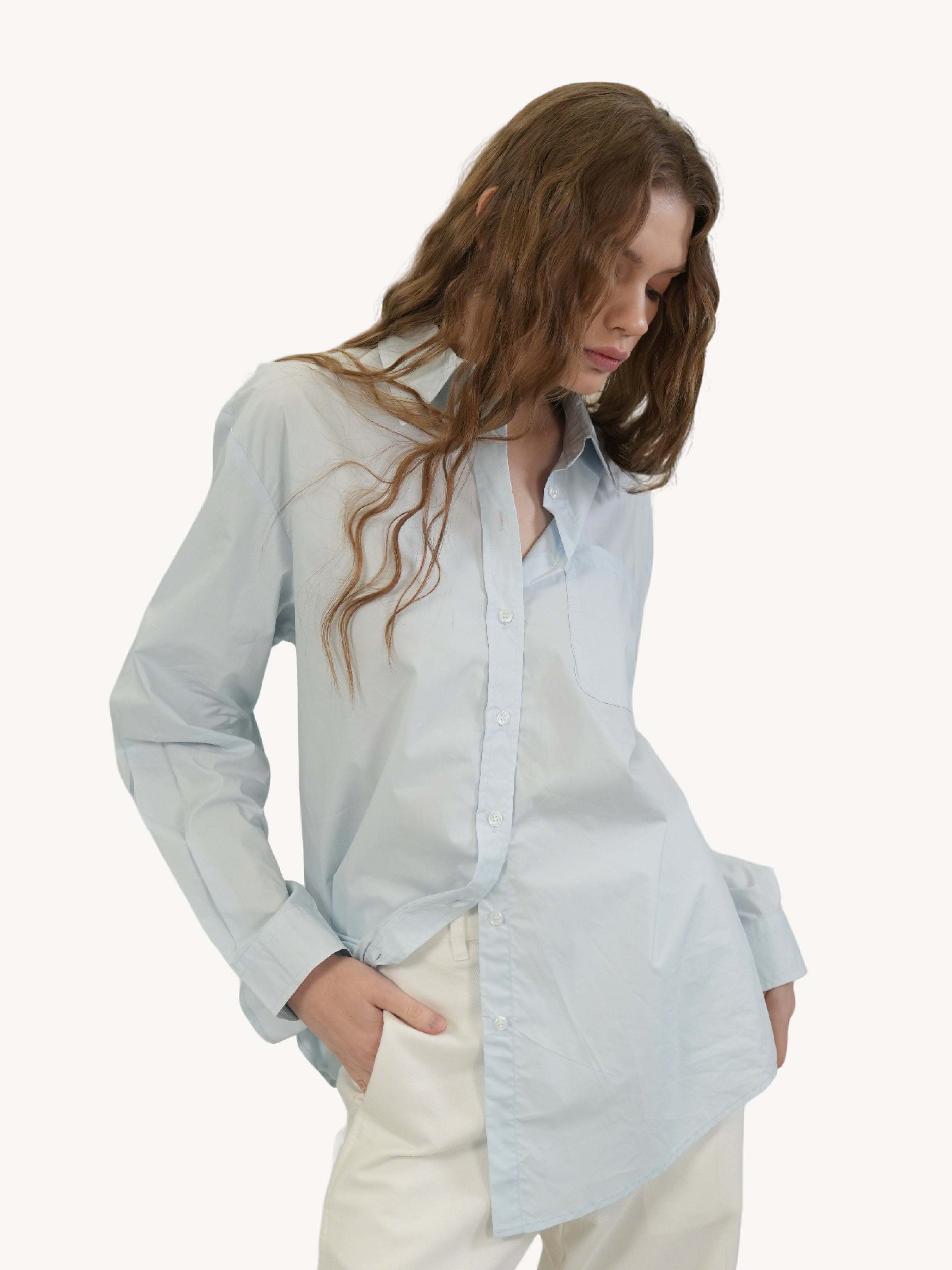 The Blue Oversized Shirt